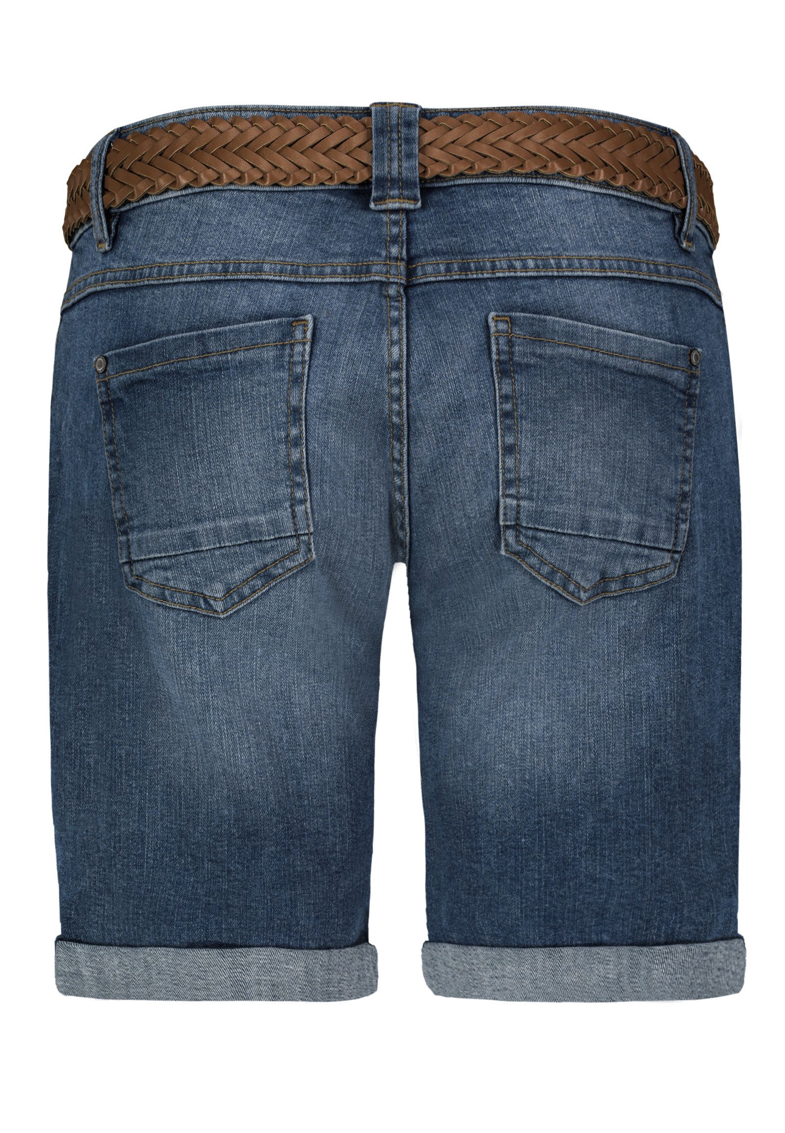 SUBLEVEL Bermudas Damen Jeans Shorts Bermuda Kurze Hose Shorts Short Denim Stretch Denim – Bild 4 von 4