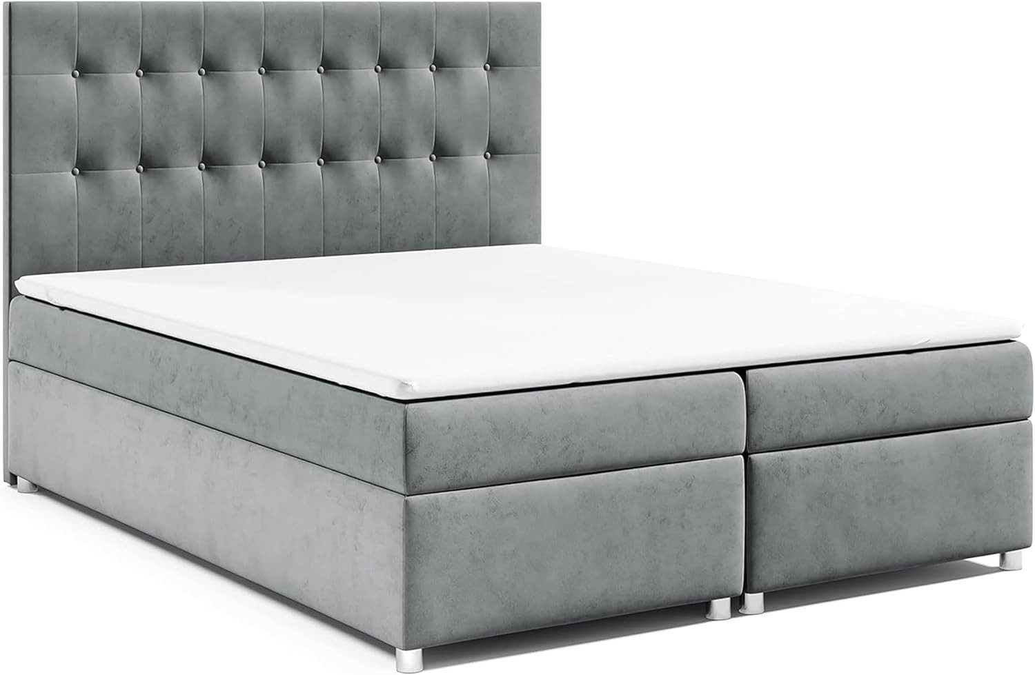 Best for Home Boxspringbett Trinity K-6 mit Stauraum & 7-Zonen Komfort – modern (Schlafzimmer-Set / Boxspringbett, 1-St., 140x200 160x200 180x200 200x200 cm), Handwerksqualität, TOP Preis-Leistungs-Verhältnis
