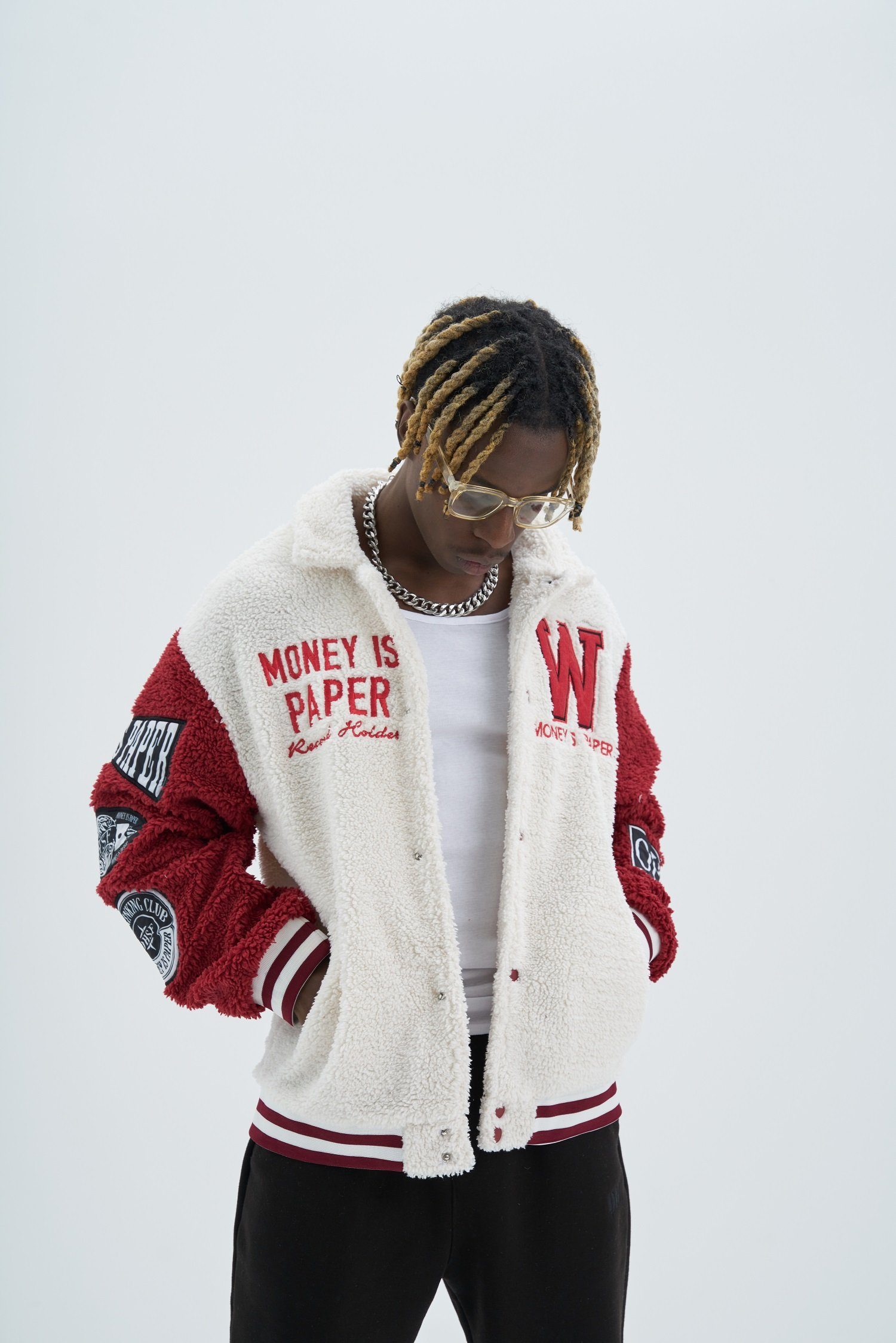 OSSY HOMER Collegejacke Teddy W College Jacke Jacket Oversize für Herren günstig online kaufen