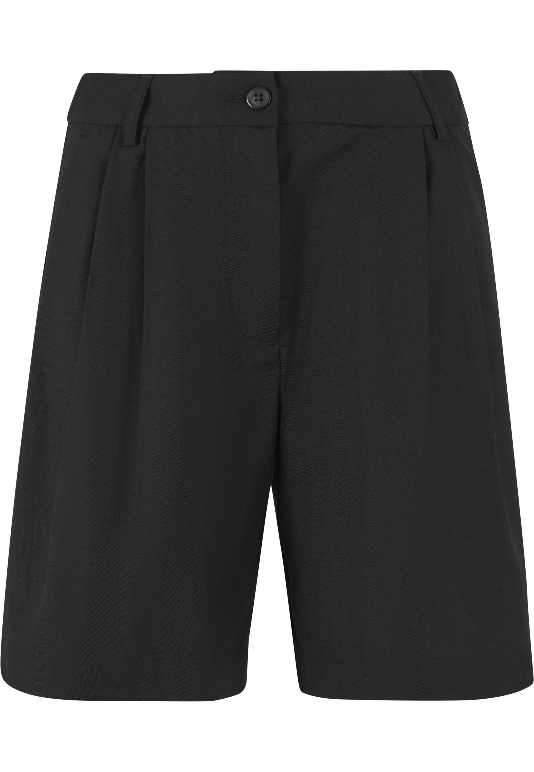 URBAN CLASSICS Shorts Urban Classics Ladies Pleated Bermuda Shorts (1-tlg)