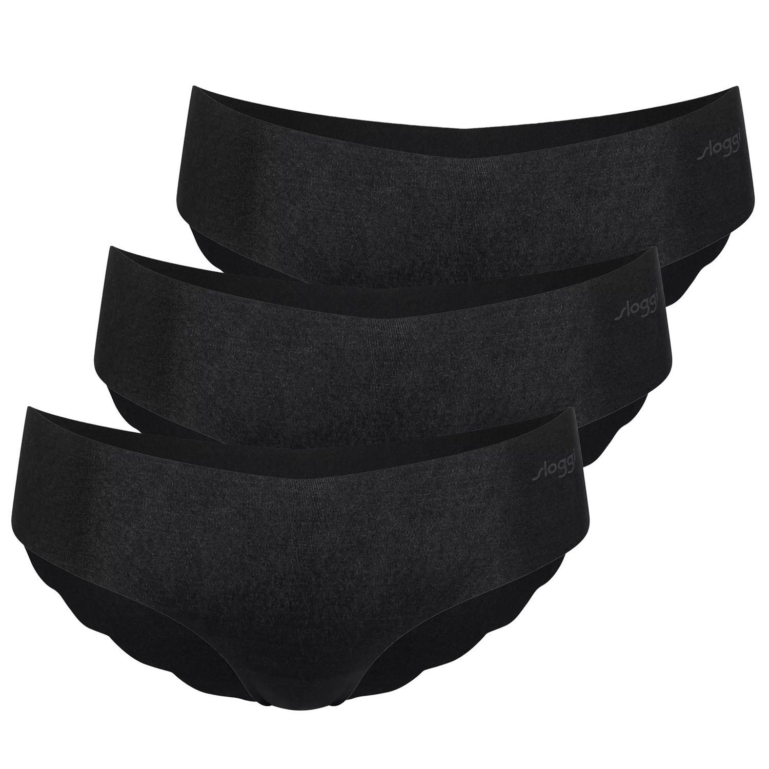 sloggi Hipster zero Modal leicht, saumlose Abschlüsse, Wellenkante, im 3er Pack
