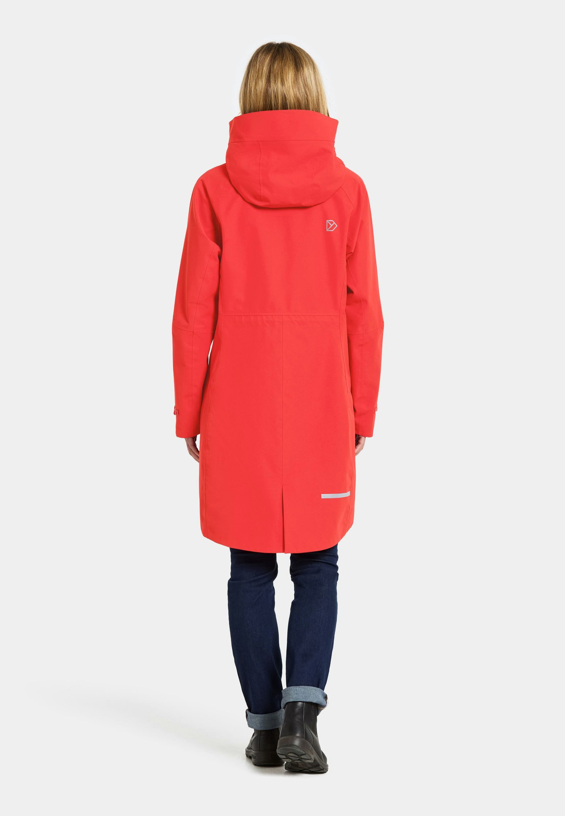 Didriksons Parka Damen Übergangsjacke Mantel Wasserdicht ILMA mit Kapuze mit Taschen