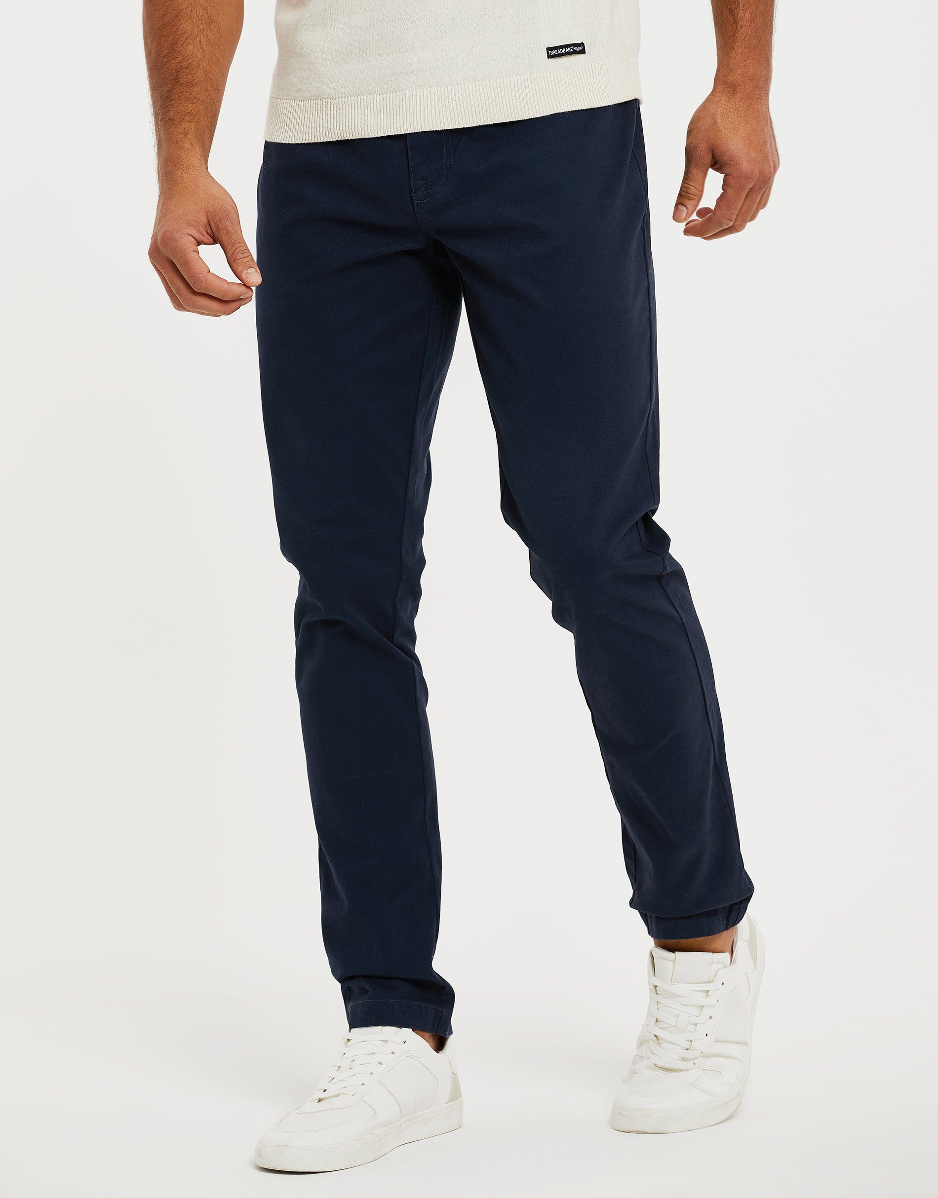 Threadbare 5-Pocket-Jeans THB Trouser 5 Pocket Monico Navy
