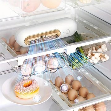 Bifurcation Luftreiniger Deodorant für Küchenkühlschränke, über USB wiederaufladbar, tragbar