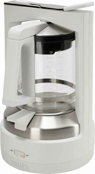 Krups Filterkaffeemaschine KM4682 T 8.2, 1l Kaffeekanne, Permanentfilter, mit Druckbrühsystem