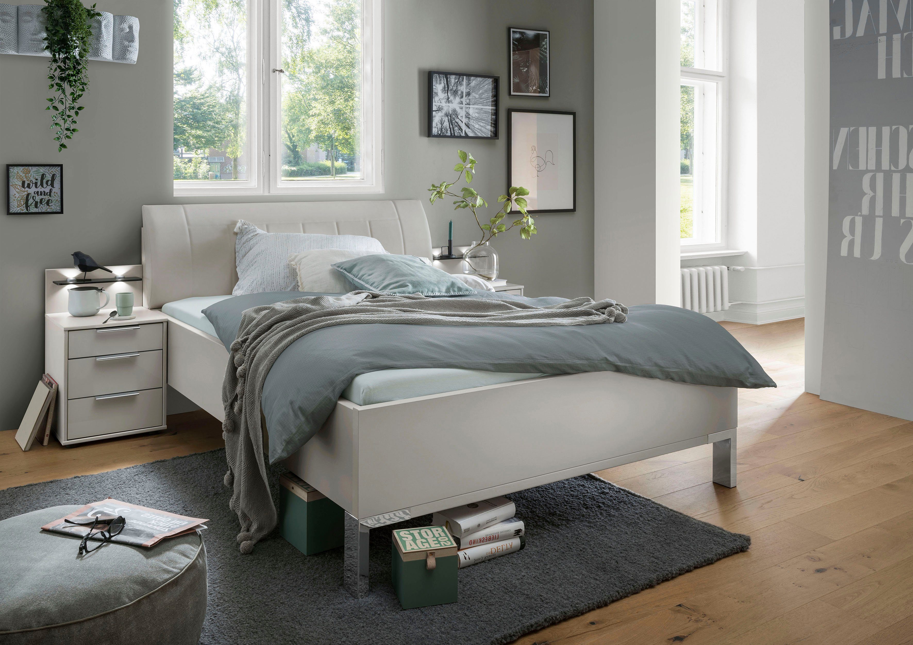 WIEMANN Futonbett Quito, 4-fach Liegehöhenverstellung
