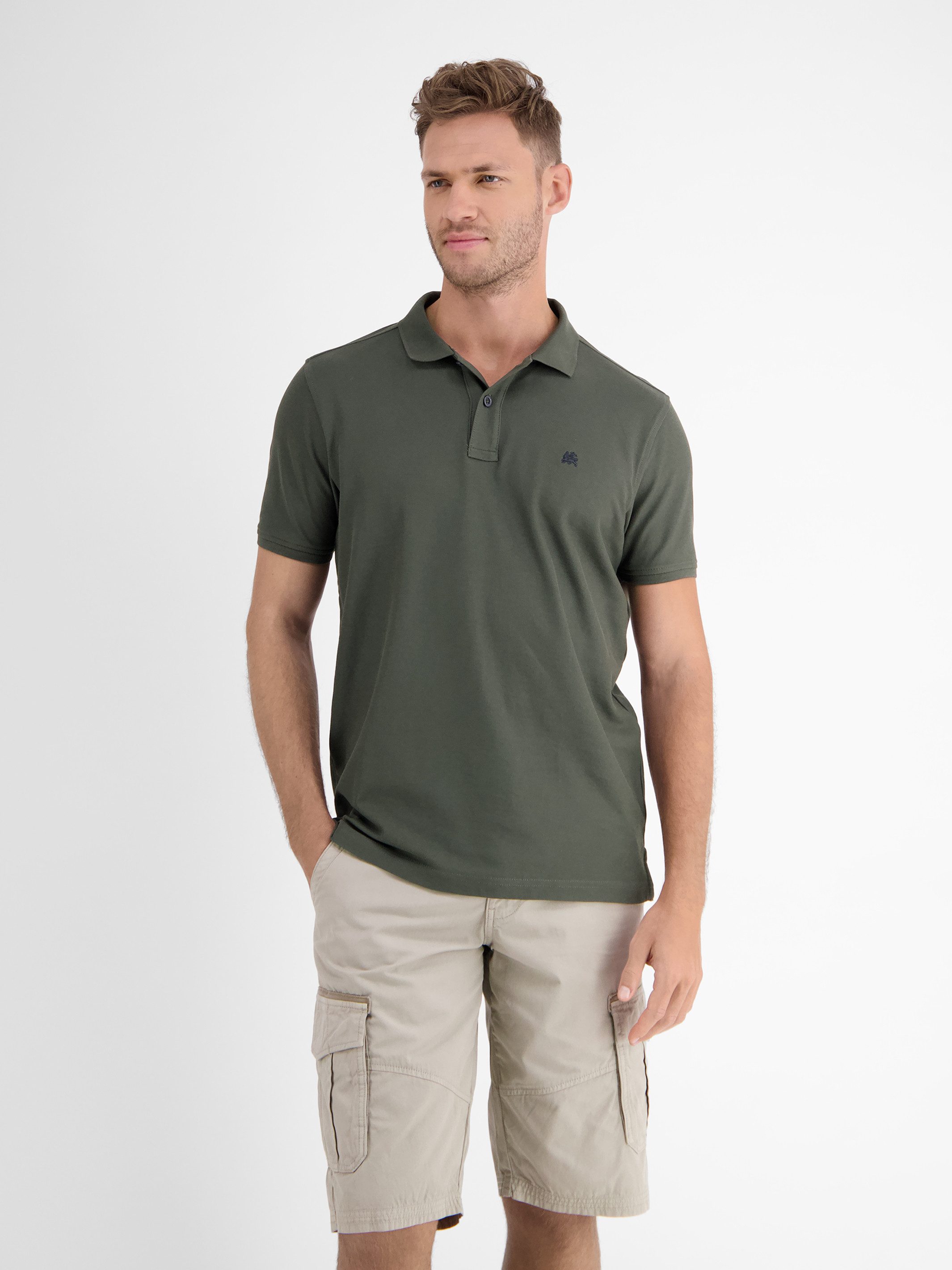 LERROS Poloshirt mit Logo-Stickerei, kurzarm günstig online kaufen