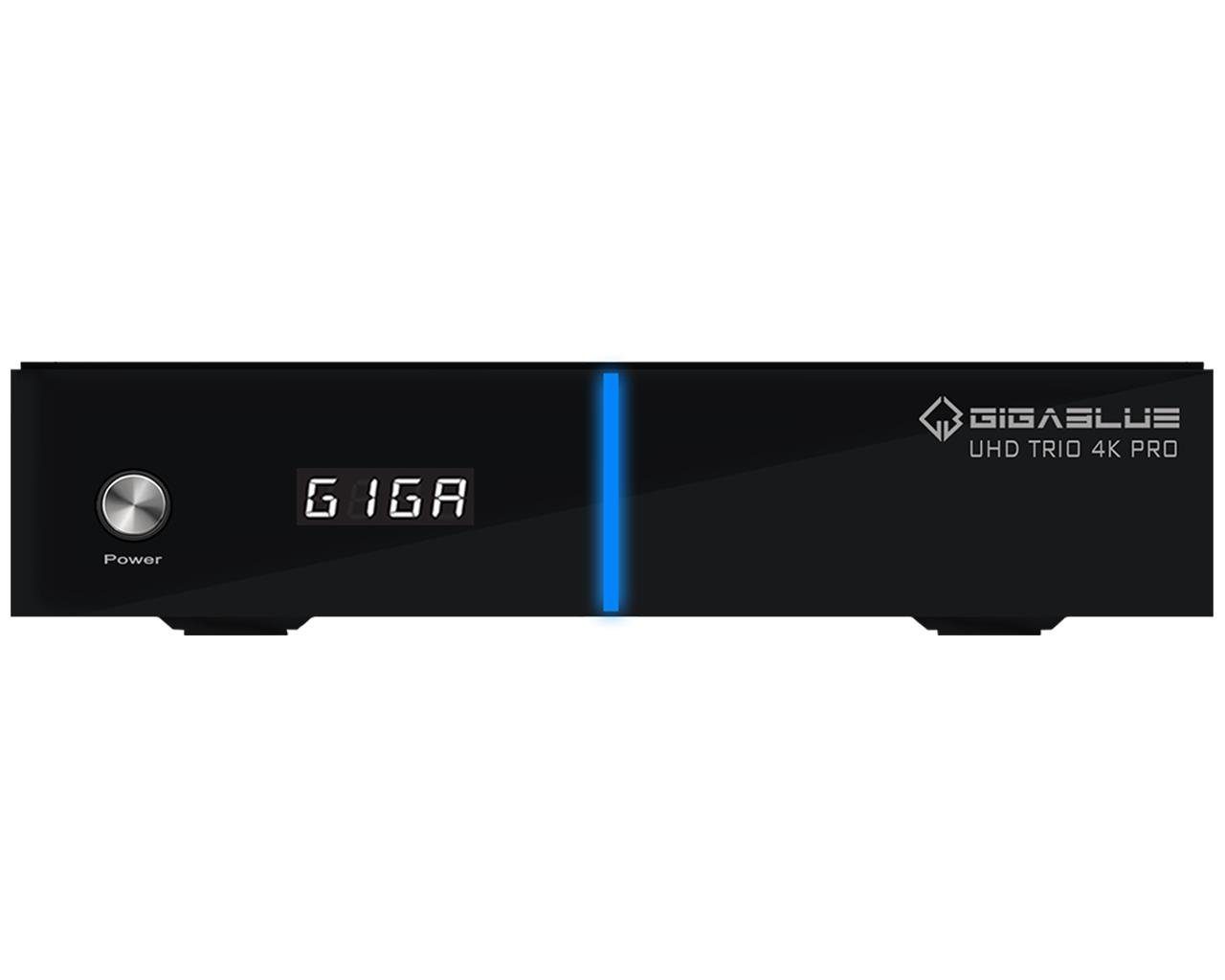 Gigablue GigaBlue UHD Trio 4K PRO - Combo Tuner (1x DVB-S2x & 1x DVB-C/T2), Satellitenreceiver