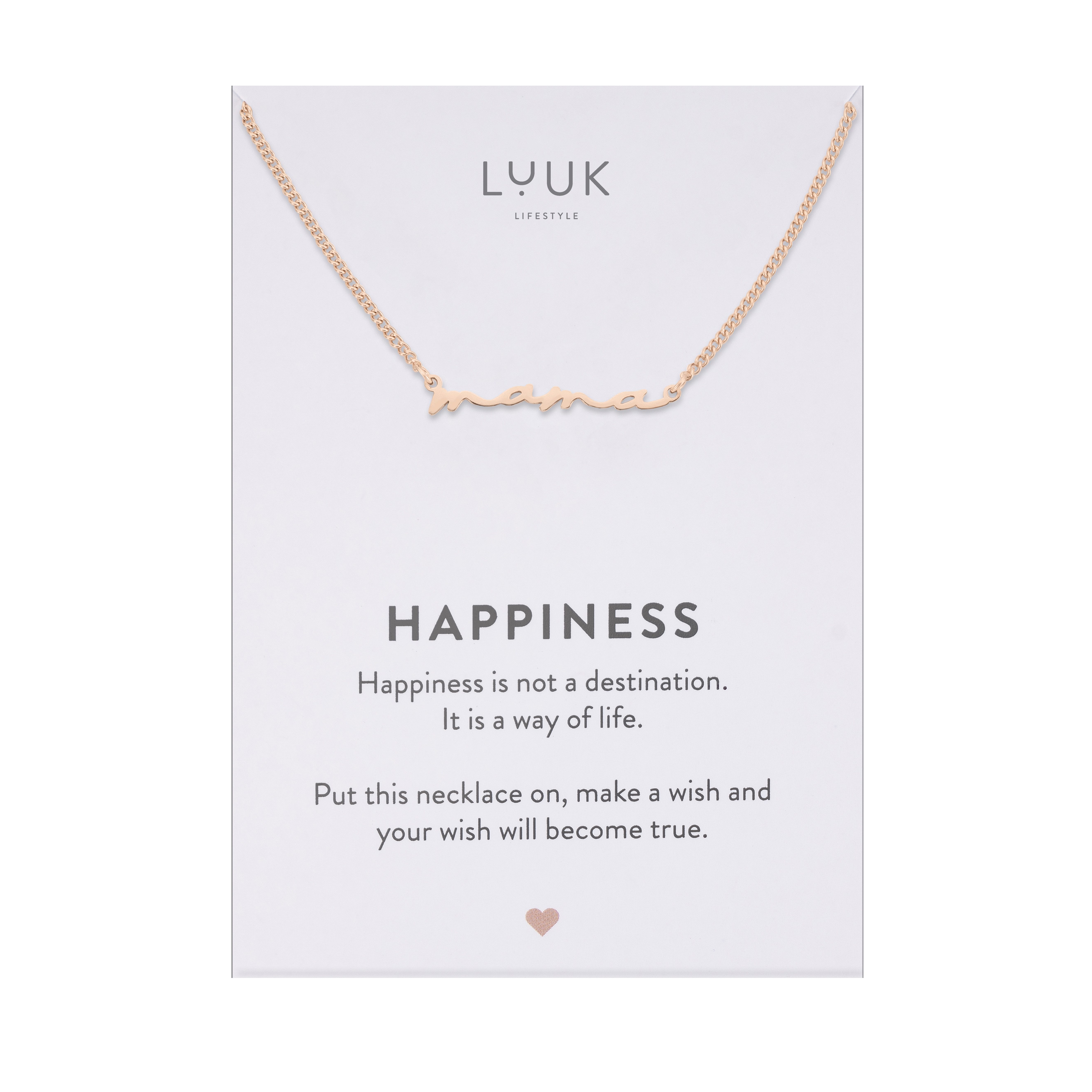 LUUK LIFESTYLE Kette mit Anhänger Mama, günstig online kaufen