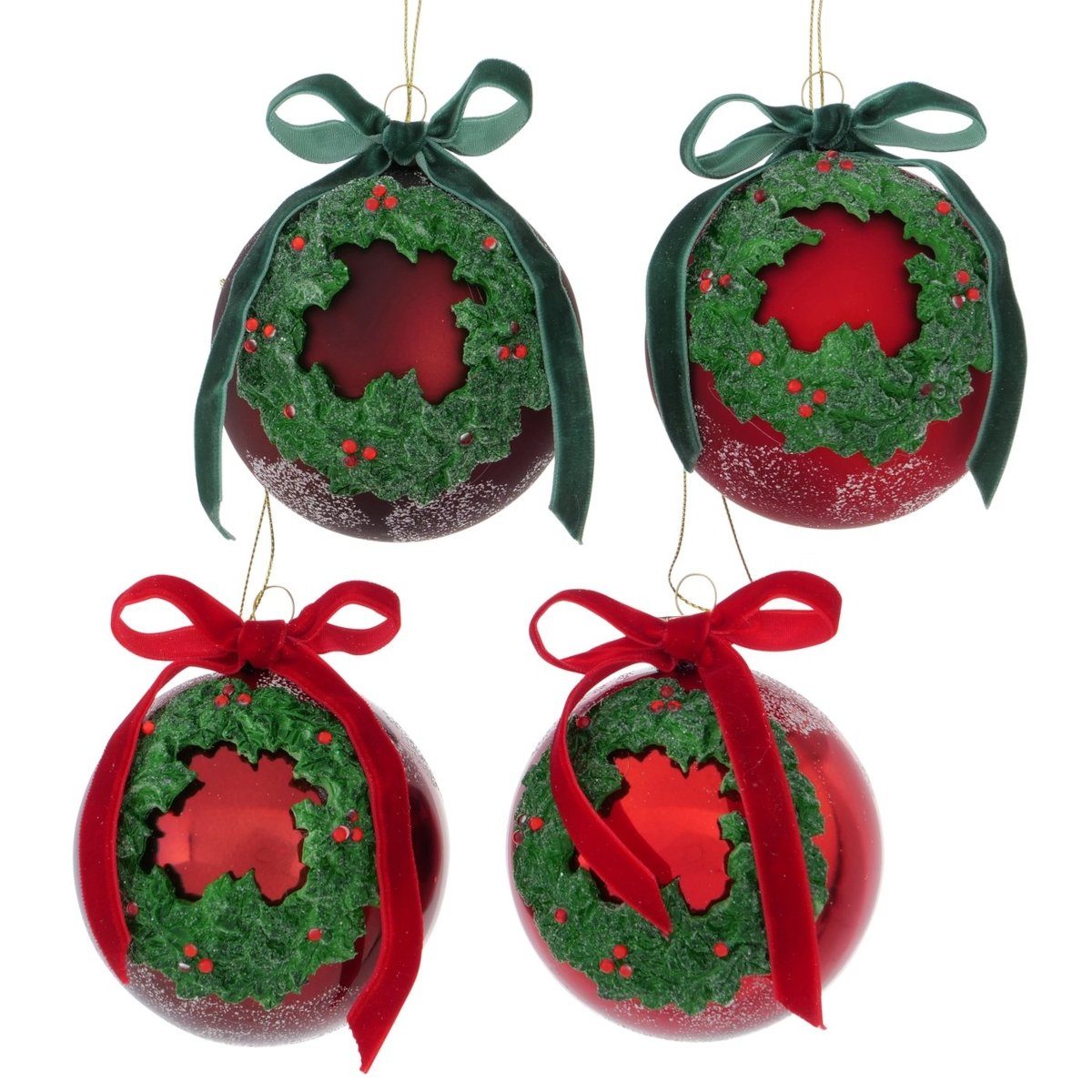 BOLTZE Weihnachtsbaumkugel Elwin Weihnachtskugel sortiert 8 cm (1 Stück)