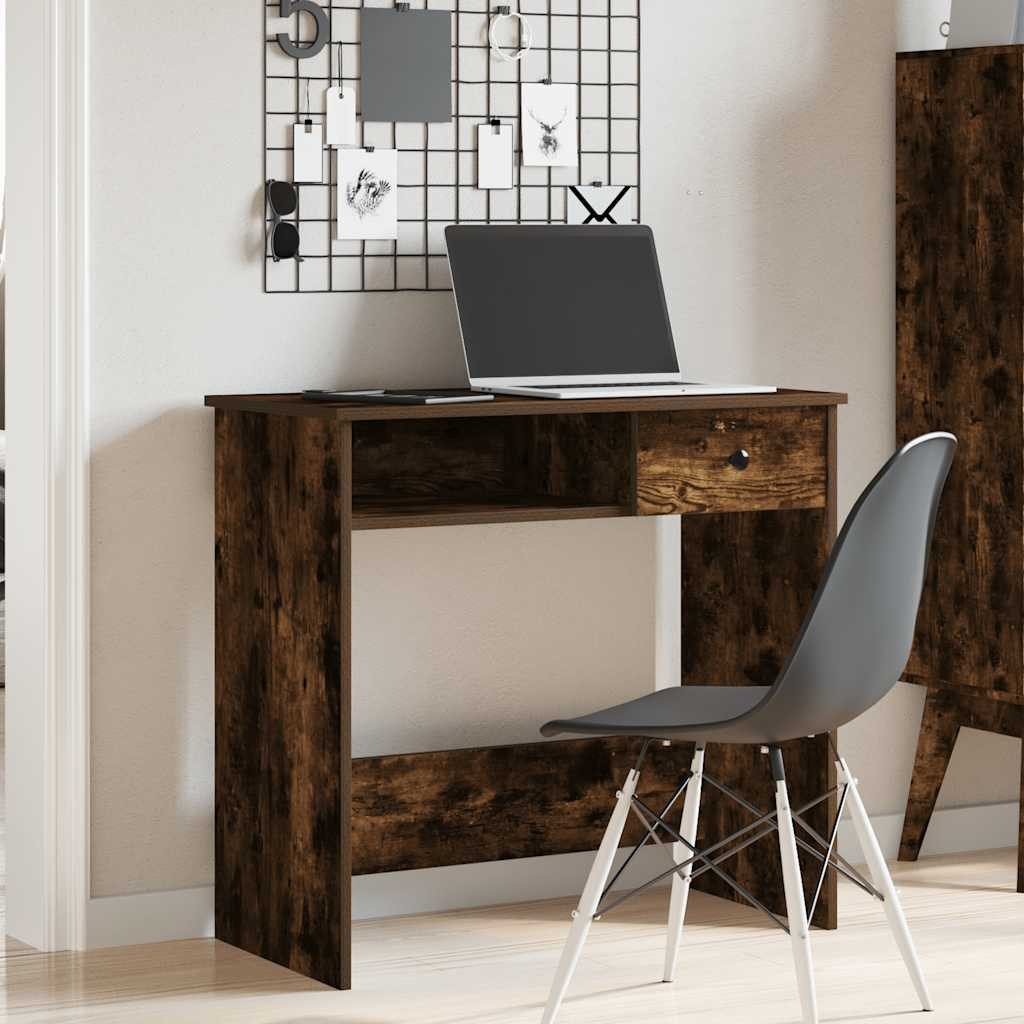vidaXL Schreibtisch Schreibtisch Räuchereiche 80x40x75 cm günstig online kaufen