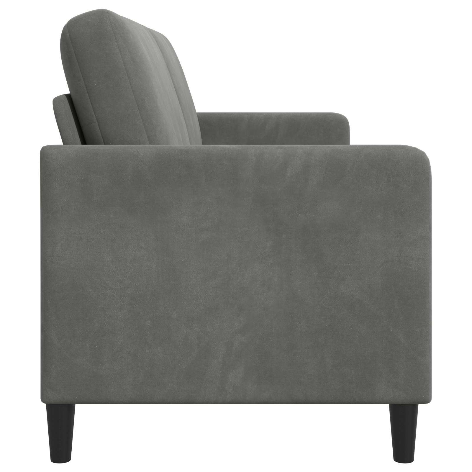 vidaXL Sofa Sofa mit Stauraum Dunkelgrau 152 x 78 x 87 cm Polyester, 1 Teile – Bild 5 von 5