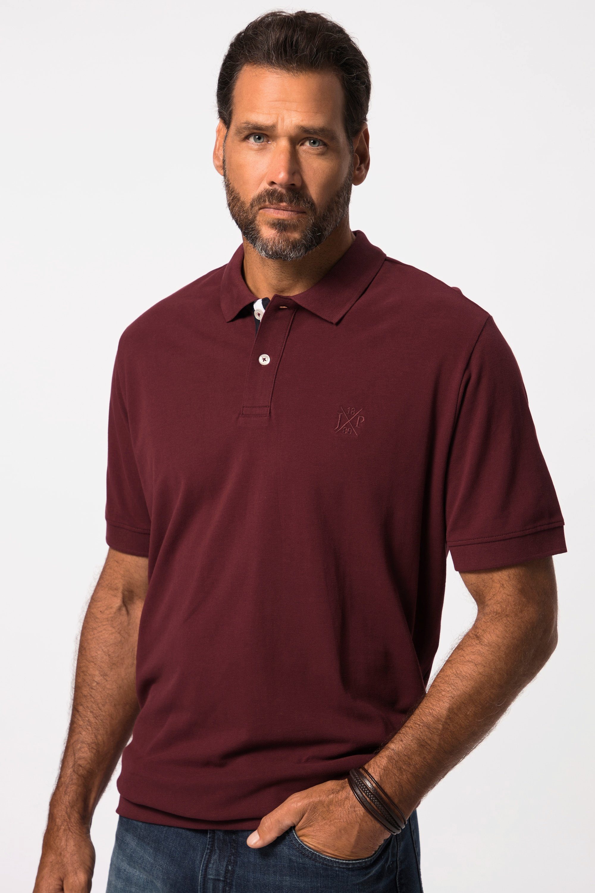 JP1880 Poloshirt Polo-Shirt Bauchfit Halbarm Piqué günstig online kaufen