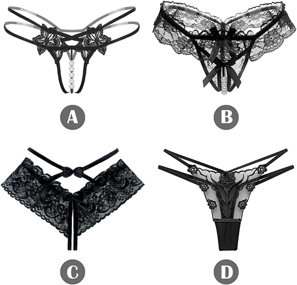 COOL-i ® G-String 4 Stk sexy erotische Damen Höschen (Einheitsgröße)