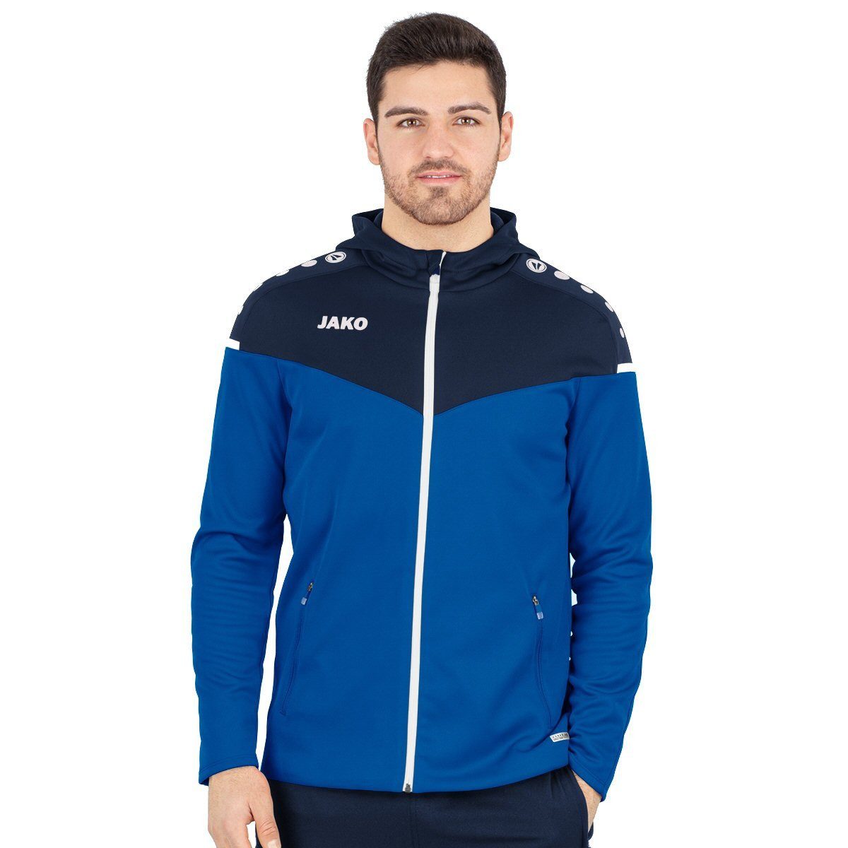 Trainingsjacke Kapuzenjacke Champ 2.0 (100% Polyester) blau/marine Herren