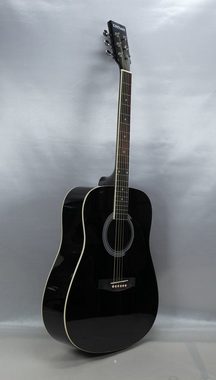 Clifton Westerngitarre Dreadnought Gitarre, Set, Komplettset; mit Stimmgerät,Tasche, Heft und CD