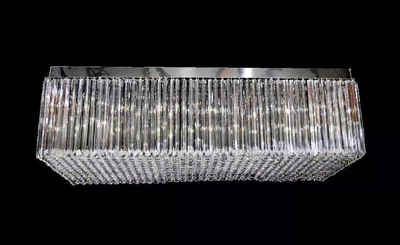 JVmoebel Kronleuchter Hängeleuchte Kronleuchter Deckenleuchte Lampen Kristalllampe 60x120, Leuchtmittel wechselbar, Made in Europe