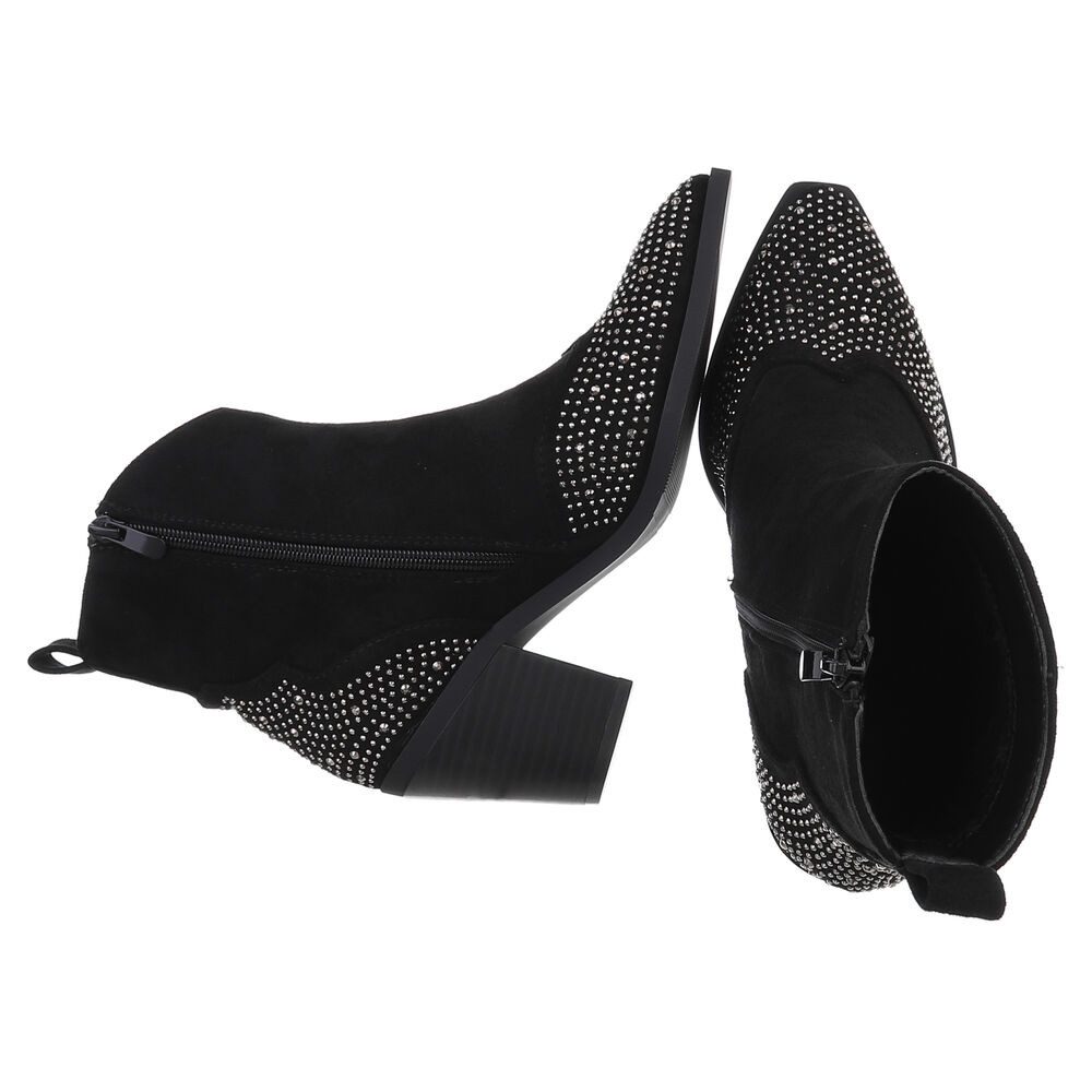 Ital-Design Damen Cowboyboots Biker Westernstiefelette (88489512) günstig online kaufen