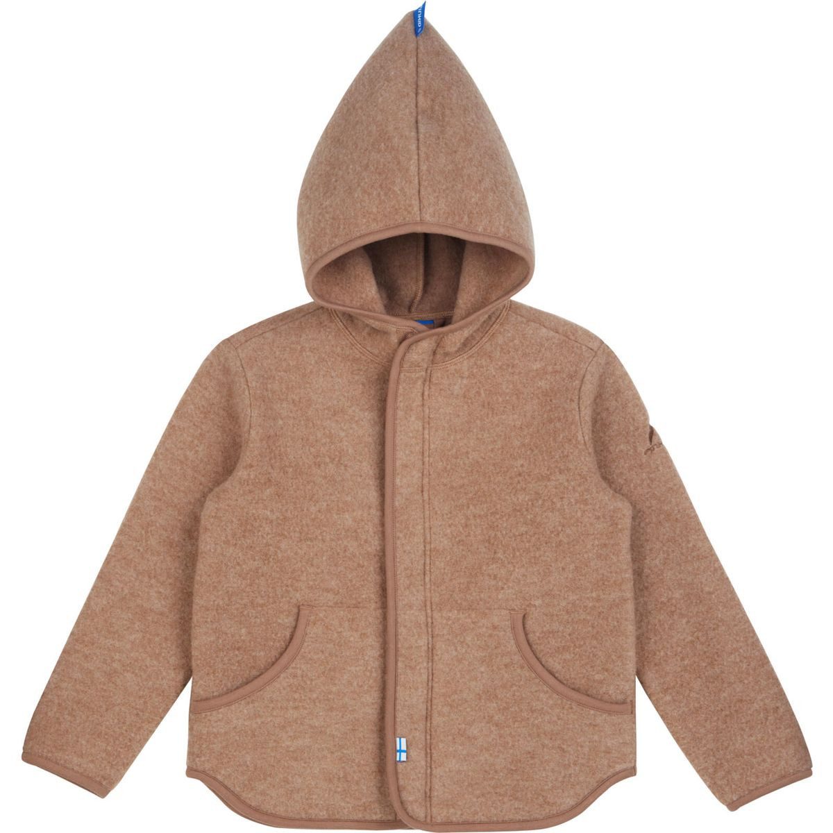 Finkid Outdoorjacke Luonteva Weiche Wollfleecejacke für Kinder, atmungsaktiv und isolierend, mit