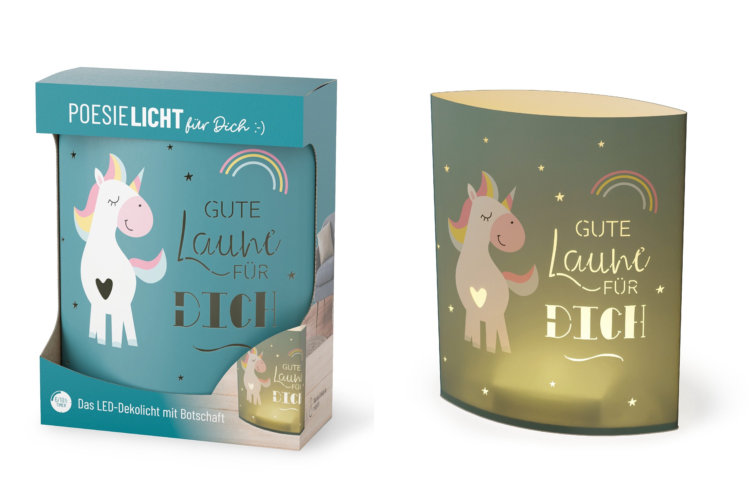 LED Dekolicht Deko Lampe Leuchte Batterie Poesielicht für Dich La Vida Serie ZOO