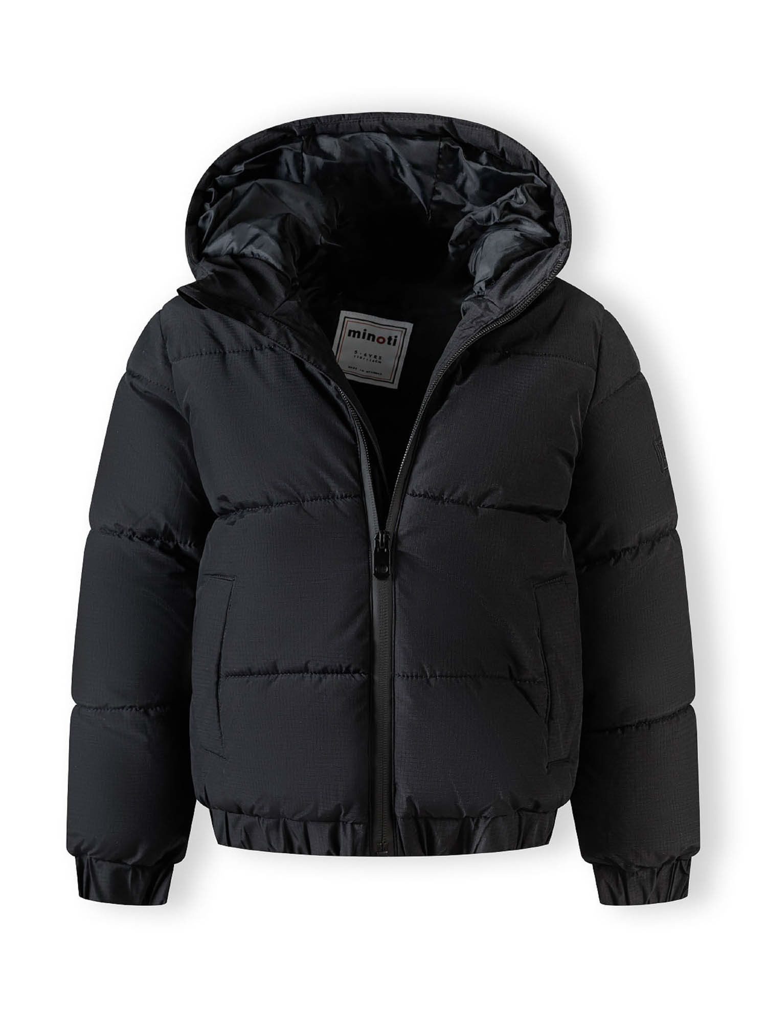MINOTI Winterjacke Ripstop-Stoff, mit Kapuze, mit Kinnschutz, klassische Jacke aus Ripstop-Stoff, mit Kapuze