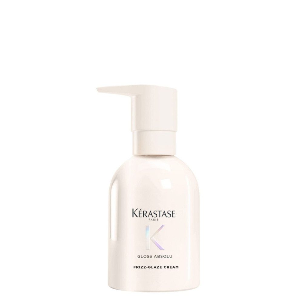 Kérastase Leave-in Pflege Gloss Absolu Frizz-Glaze Cream 240 ml, langanhaltende Frizz-Kontrolle und Glanz