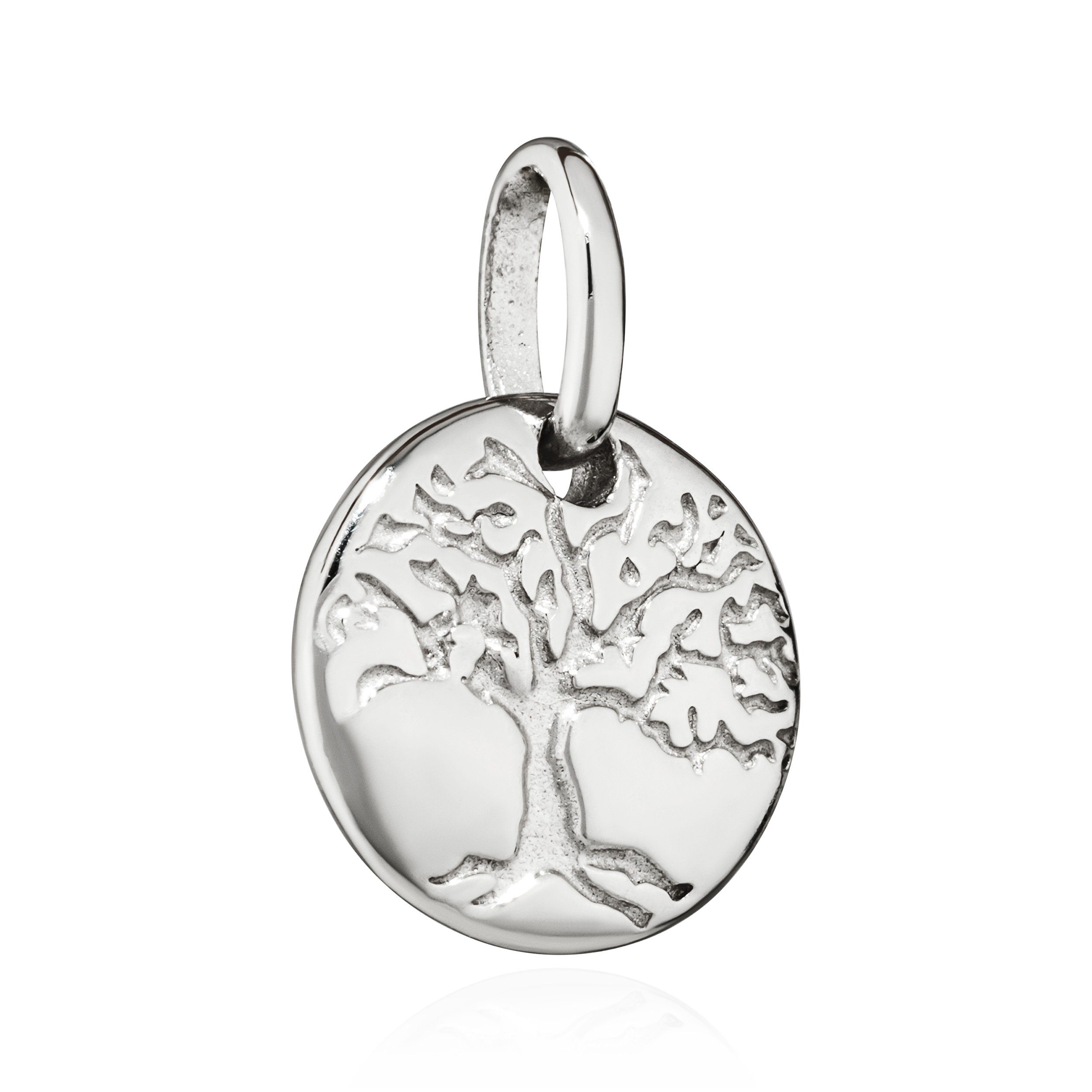 NKlaus Kettenanhänger Kettenanhänger Baum des Lebens 925 Silber 10mm Lebensbaum Amulett Tali