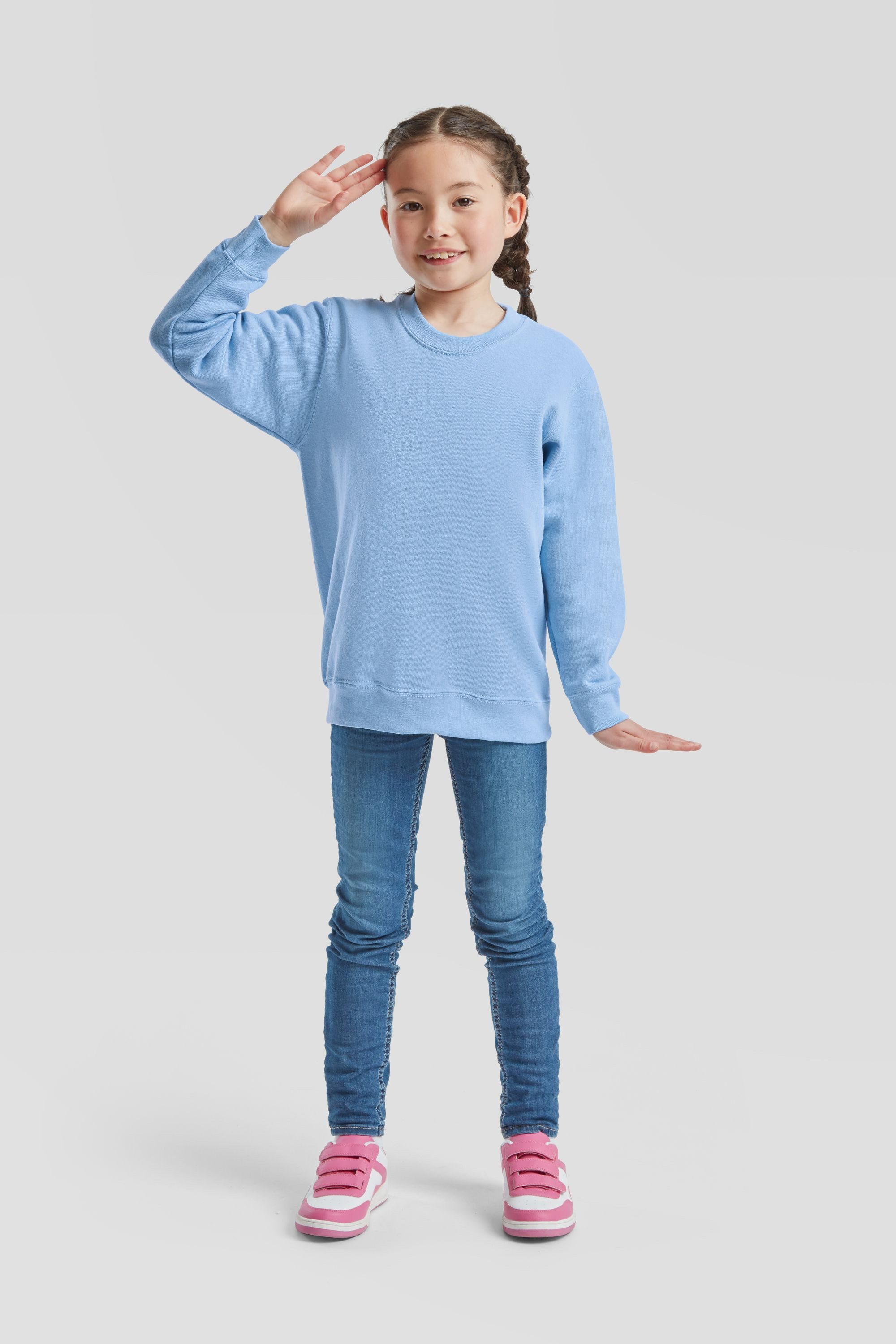 Fruit of the Loom Sweatshirt Fruit of the Loom Classic Set-In Sweat Kids – Bild 2 von 5