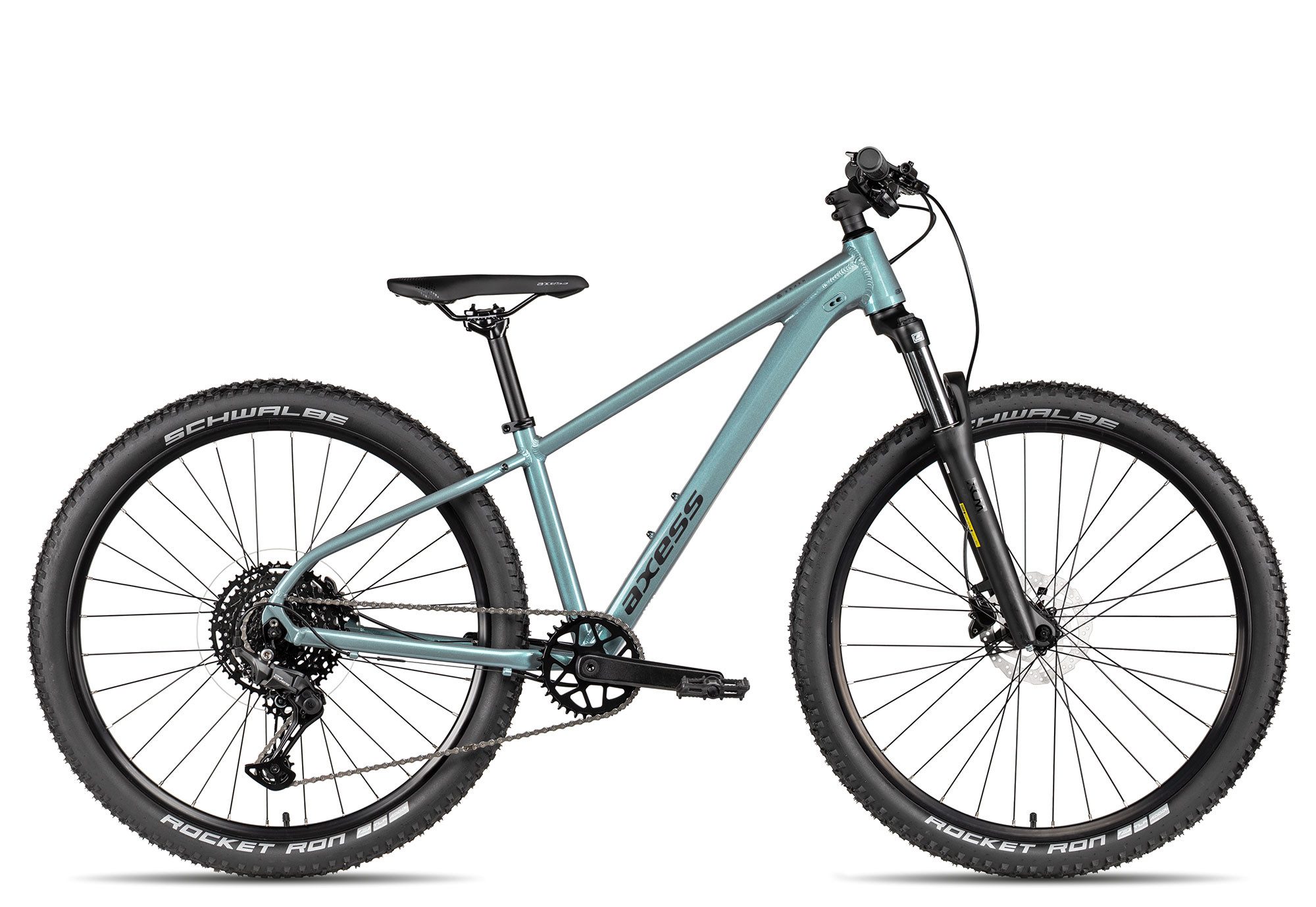 Axess Mountainbike Axess Brash 27.5, 10 Gang Shimano Cues RD-U6000 Schaltwerk, Kettenschaltung, hydraulische Scheibenbremse blau