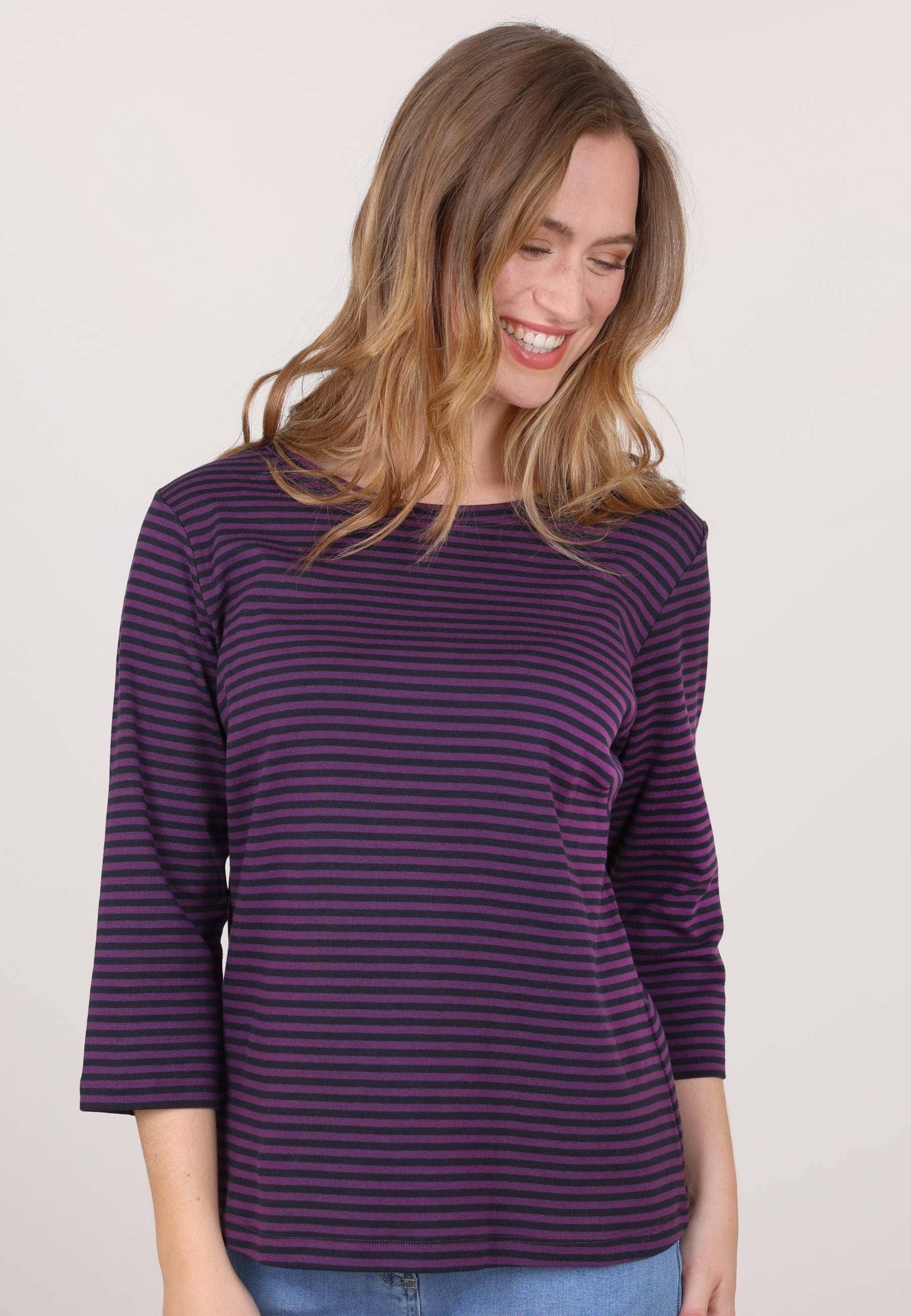 Deerberg Langarmshirt Pitta Stripes