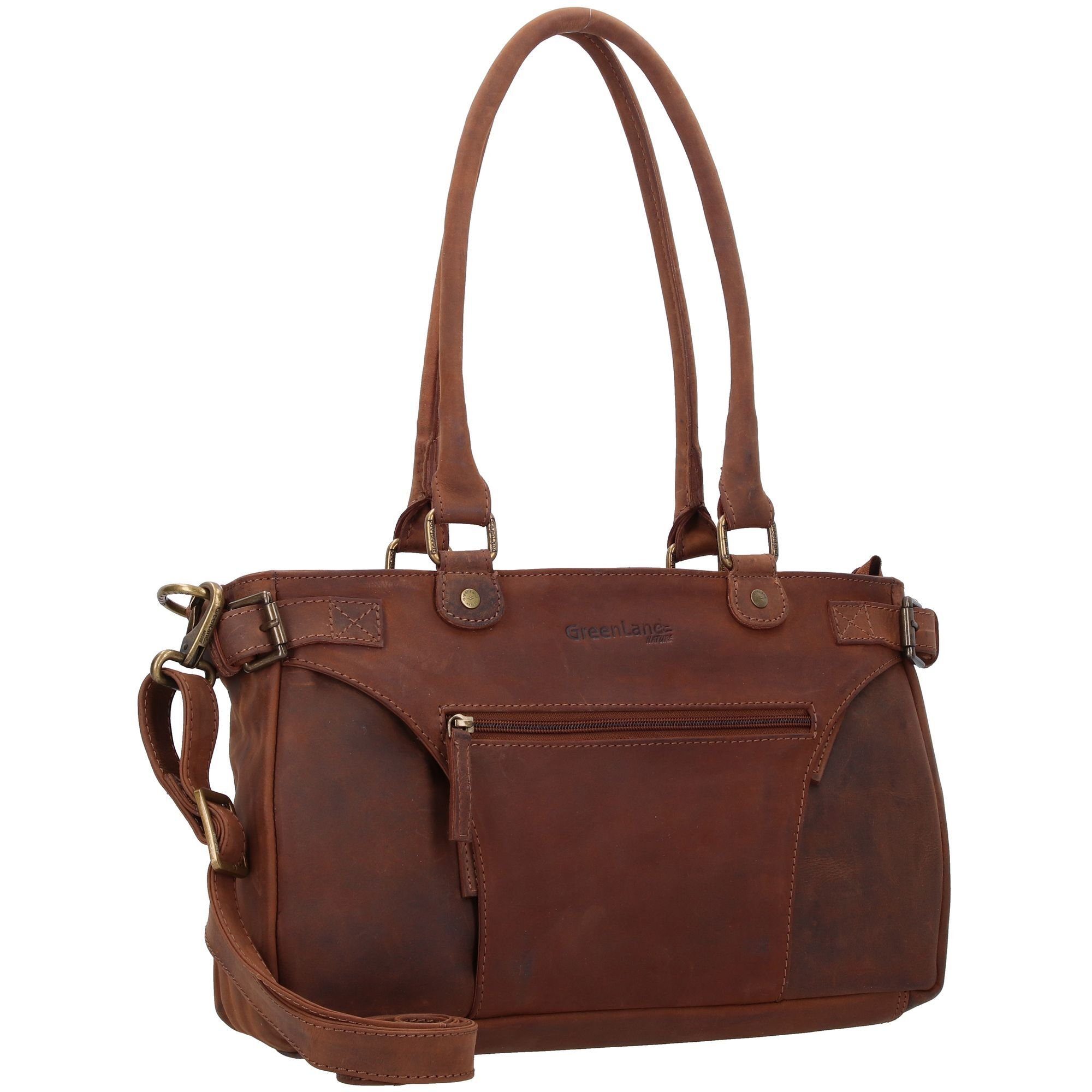 GreenLand Nature Schultertasche Montenegro, Leder