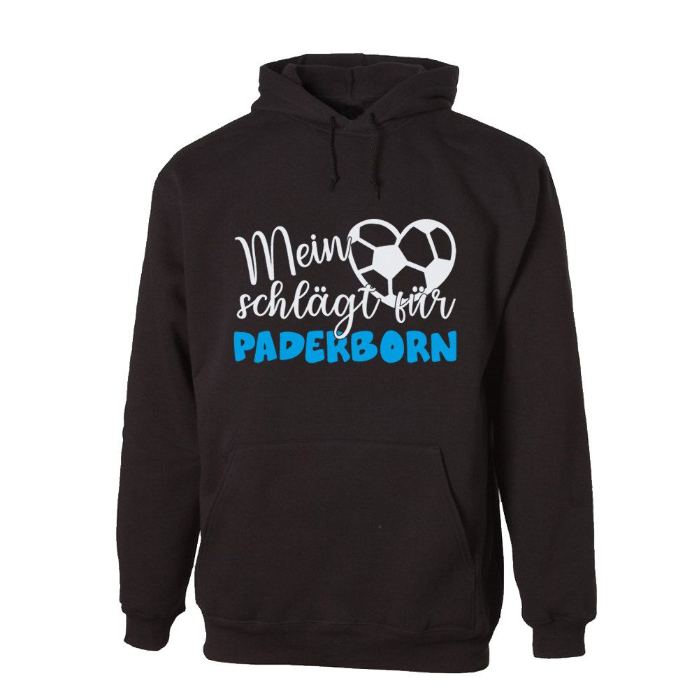 G-graphics Hoodie Mein Herz schlägt für Paderborn Unisex Pullover mit einem Motiv für den echten Fan