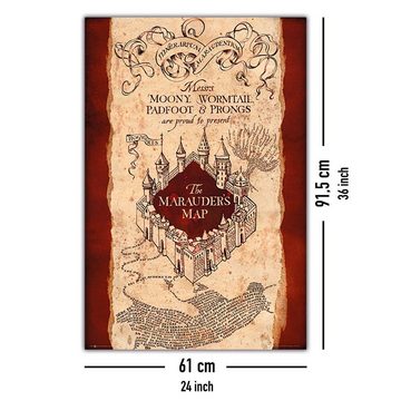 PYRAMID Poster Harry Potter Poster Marauders Map 61 x 91,5 cm