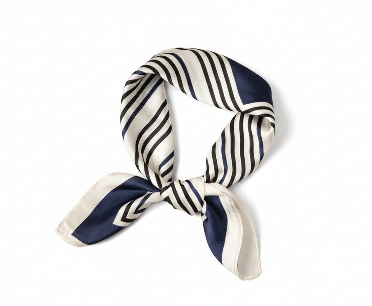 LK Trend & Style Modetuch Quadratisches Tuch 70x70 Seideneffekt, Seidenoptik, leicht, weich und fließend