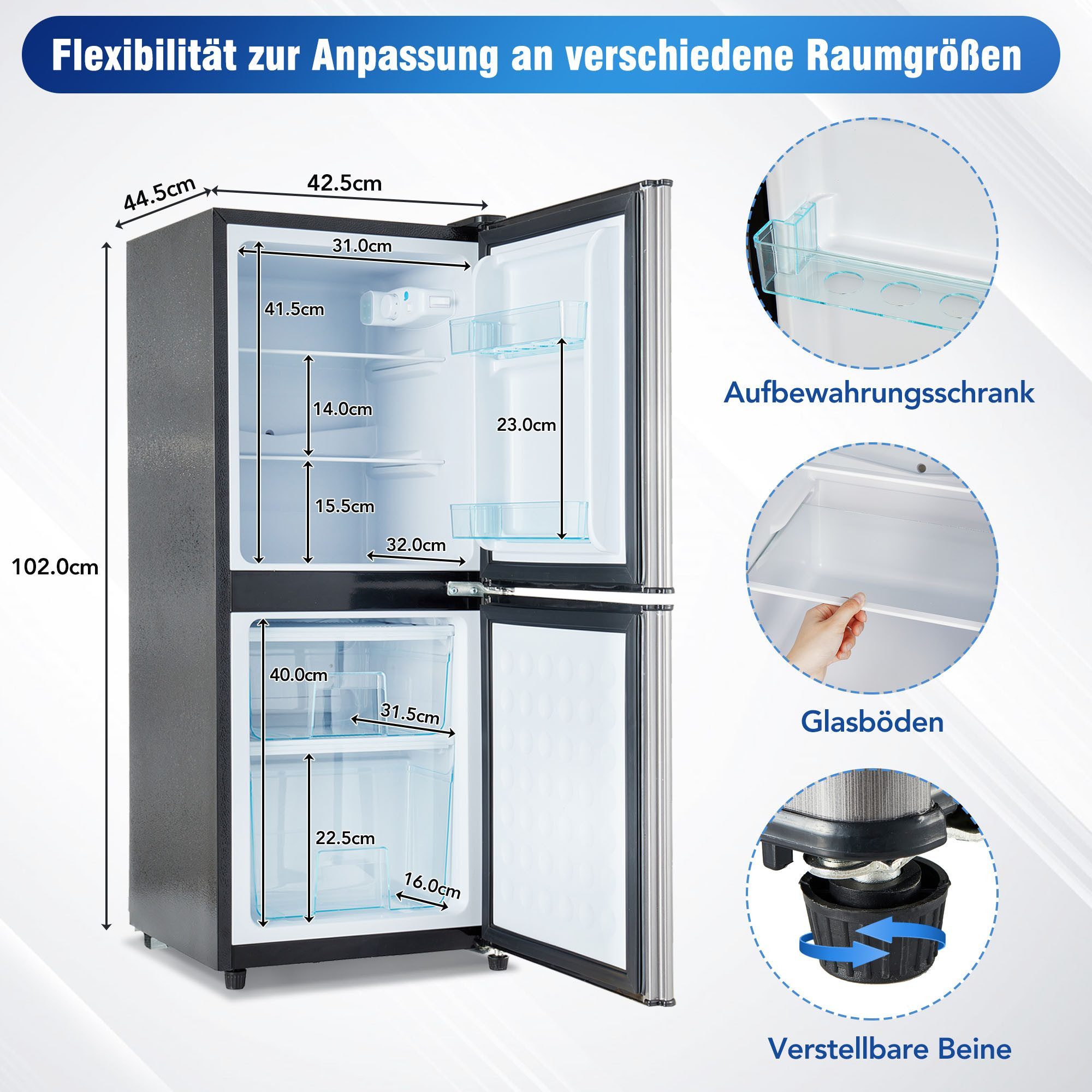Novzep Kühlschrank BCD-106W