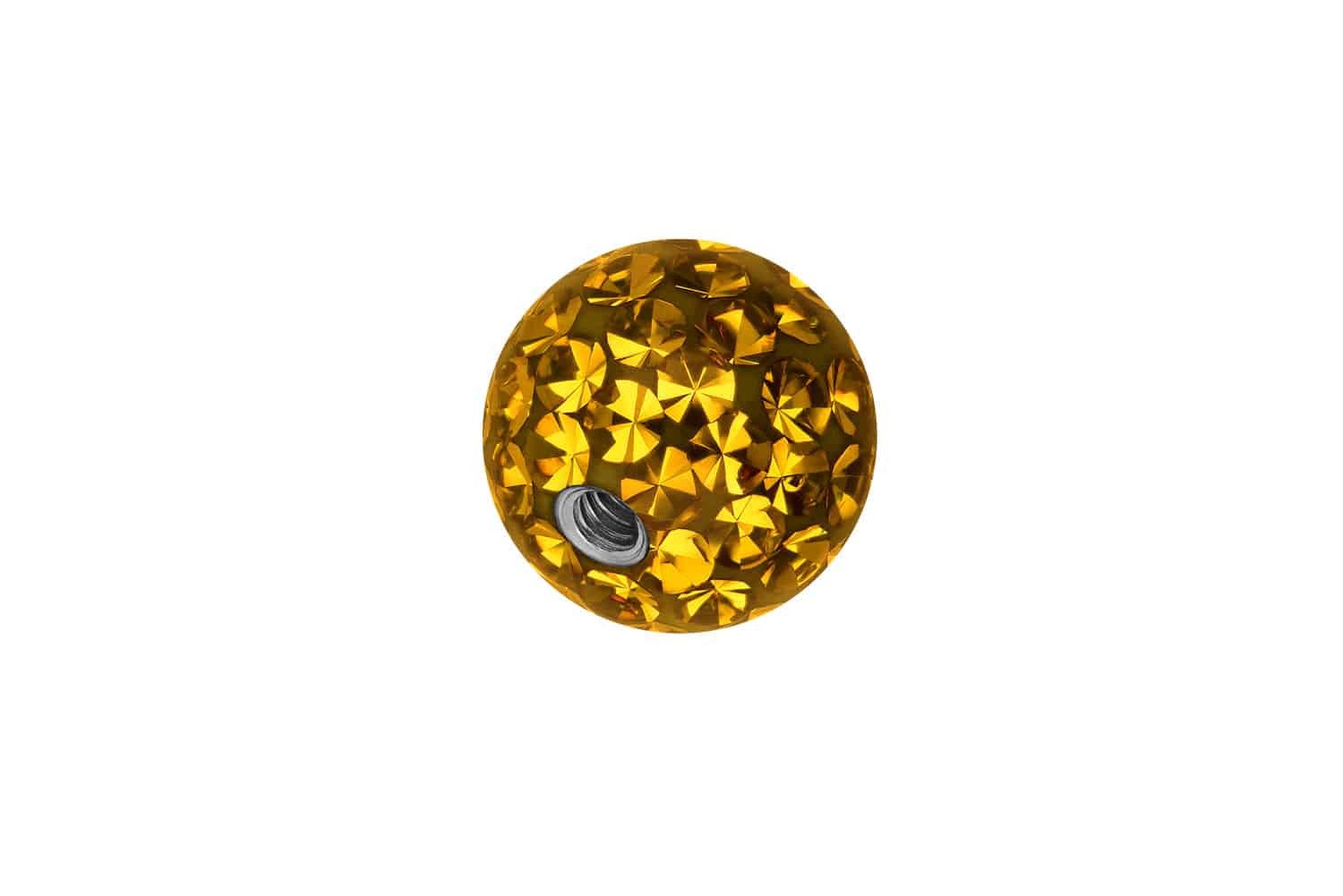 PIERCINGLINE Piercing-Set Chirurgenstahl Schraubkugel EPOXY (Schraub-Aufsätze, 1-tlg)