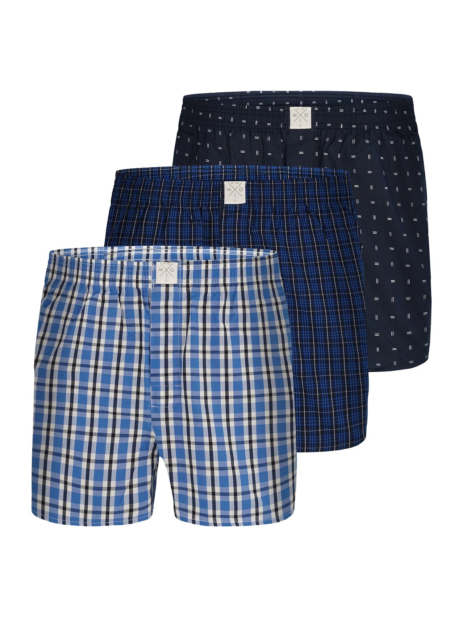 MG-1 Boxer 3-Pack Classic Checks #4