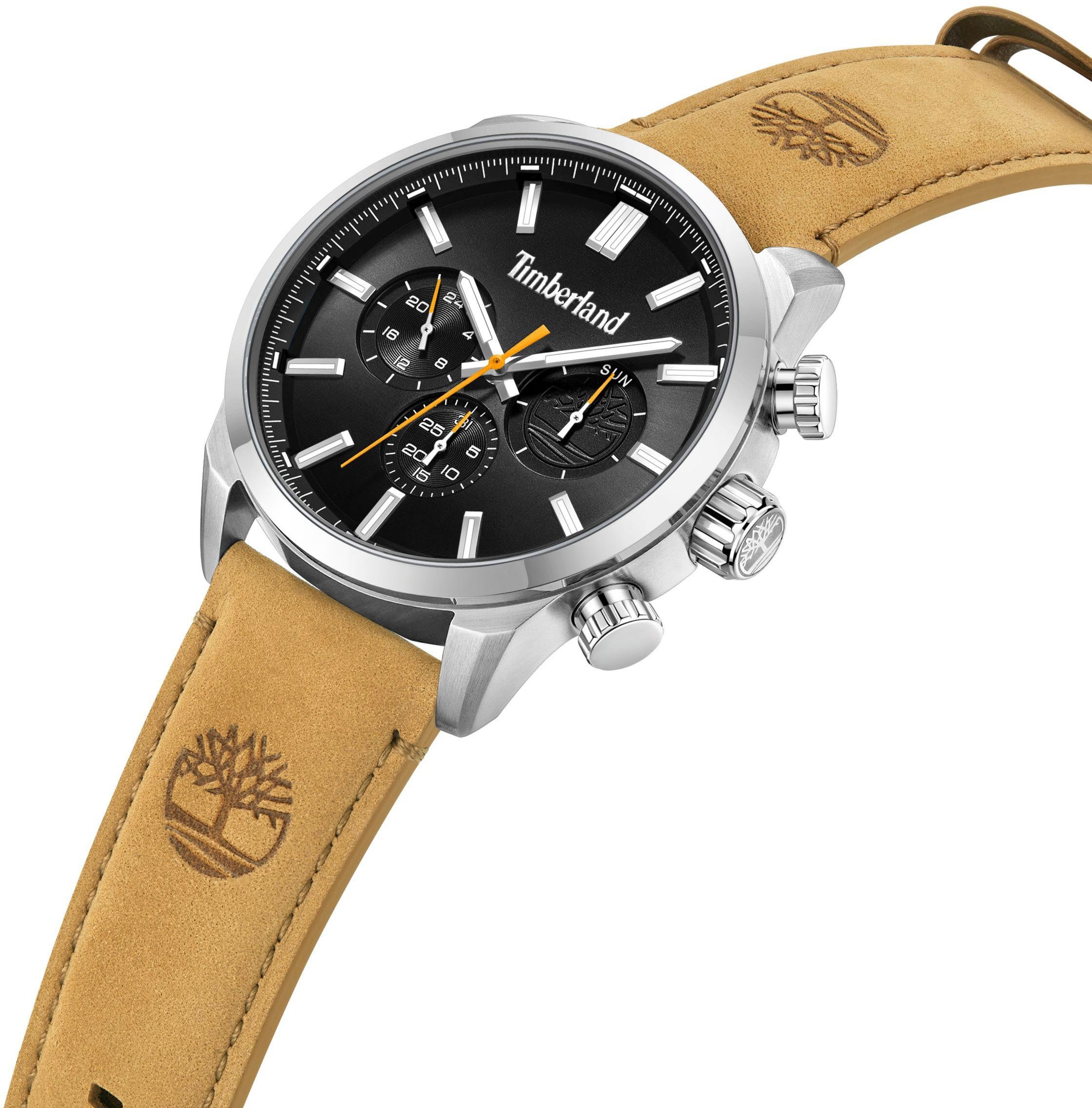 Timberland Multifunktionsuhr HENNIKER II TDWGF0028701, Armbanduhr, Quarzuhr, Herrenuhr, Datum