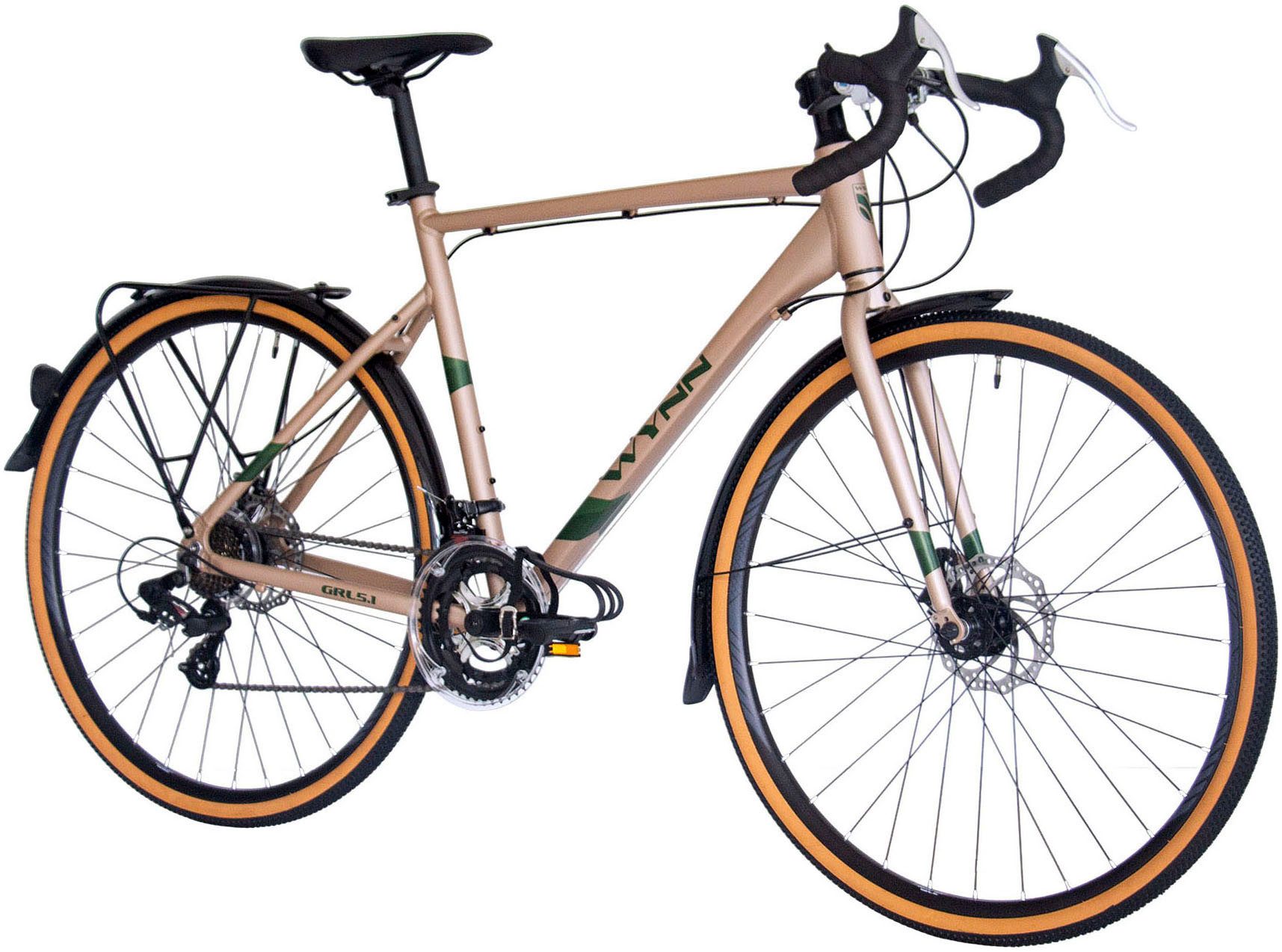 WYNN Gravelbike GRL5.1, 14 Gang Shimano Tourney Schaltwerk, Kettenschaltung