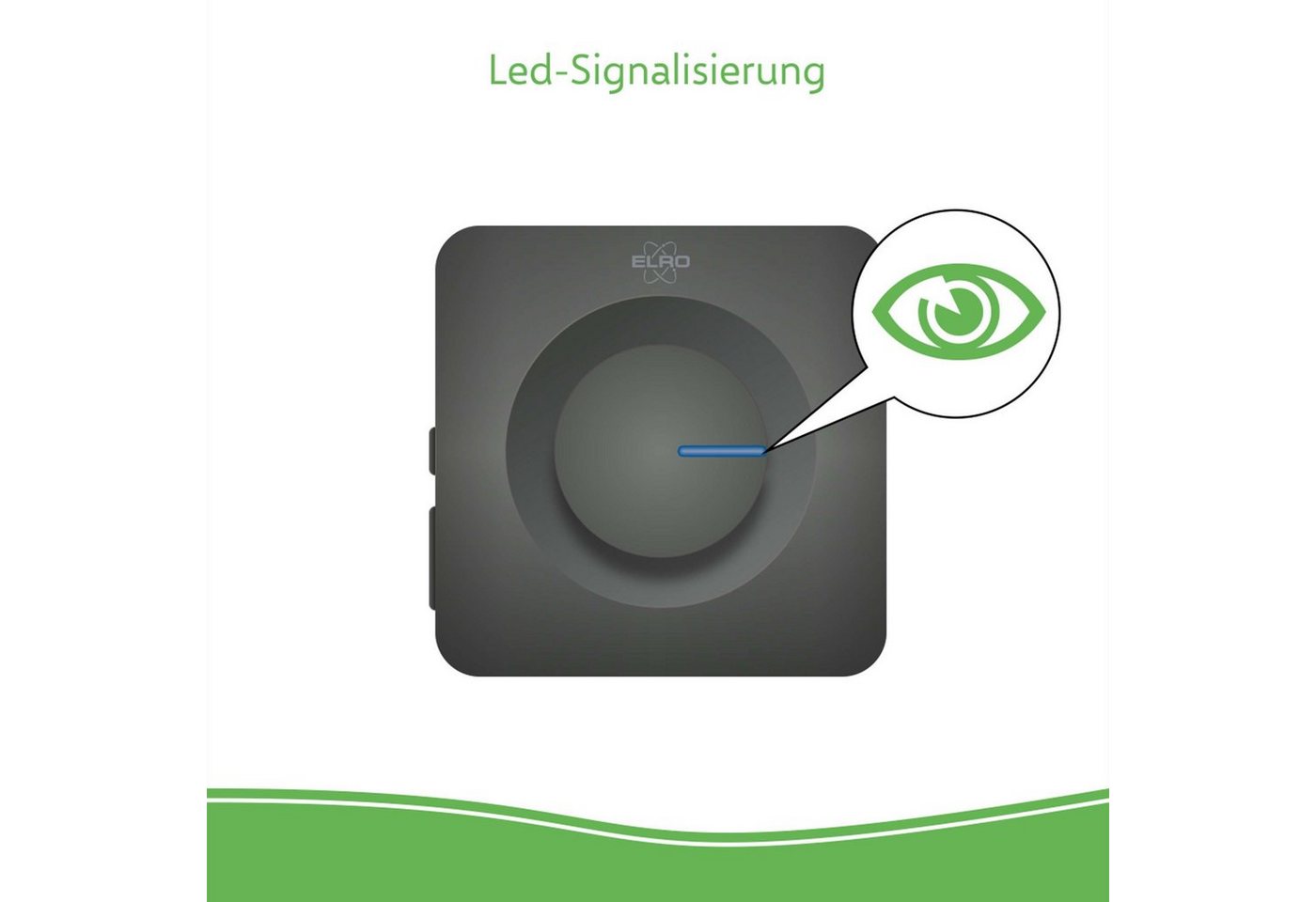 Thumbnail - Elro Türklingel-Set DB3000PL-P1C1, 1 Empfänger, 52 Klingeltöne, (2-tlg), Türklingel-Set mit 1 Taster und 1 Plug-in-Empfä...