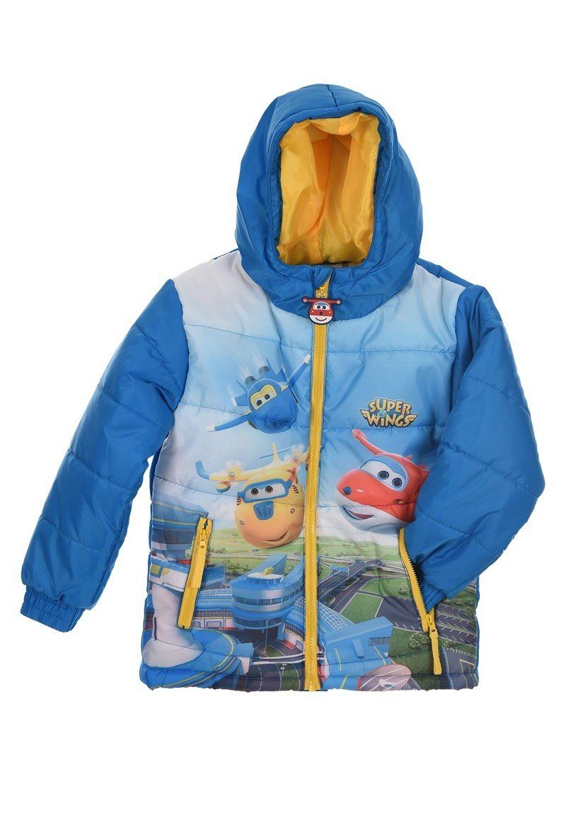 Super Wings Winterjacke Kinder Jungen Steppjacke