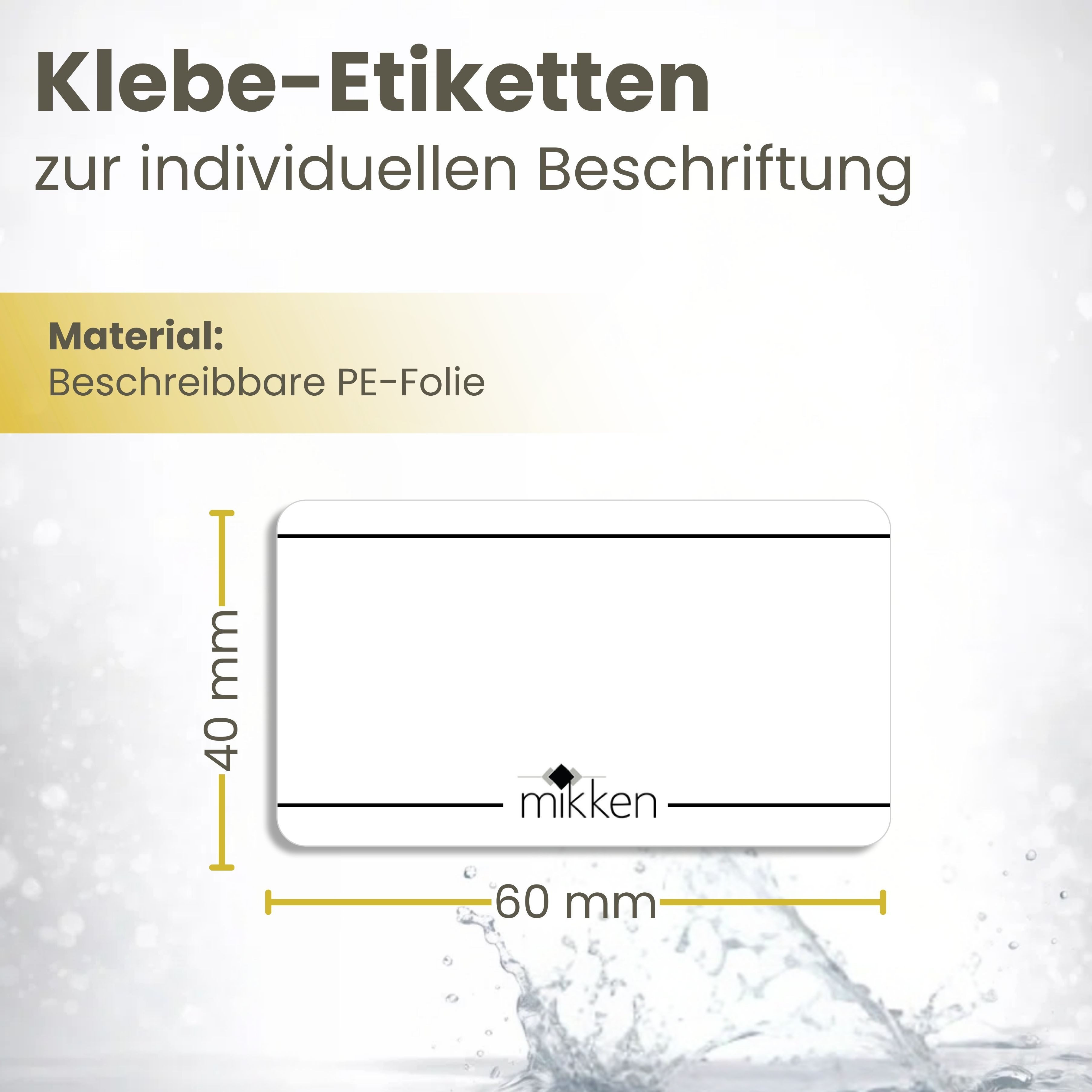 mikken Einmachglas 4 große Vorratsgläser 2650 ml, (Spar-Set, 4er Set Einkochgläser), mit Twist-Off Deckel TO100 und 4 Etiketten zum Beschriften – Bild 5 von 5