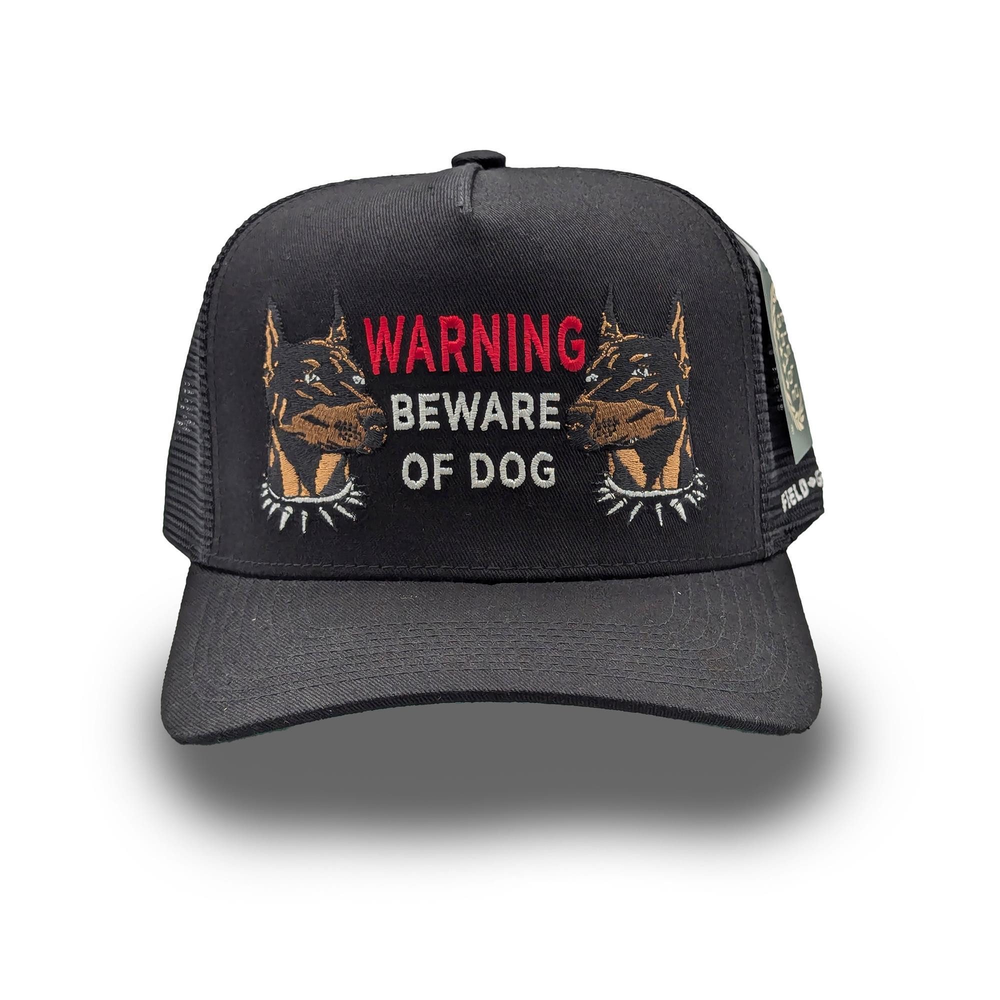 Trucker Cap Field Grade Beware Of Dog Trucker Cap Twill Mesh