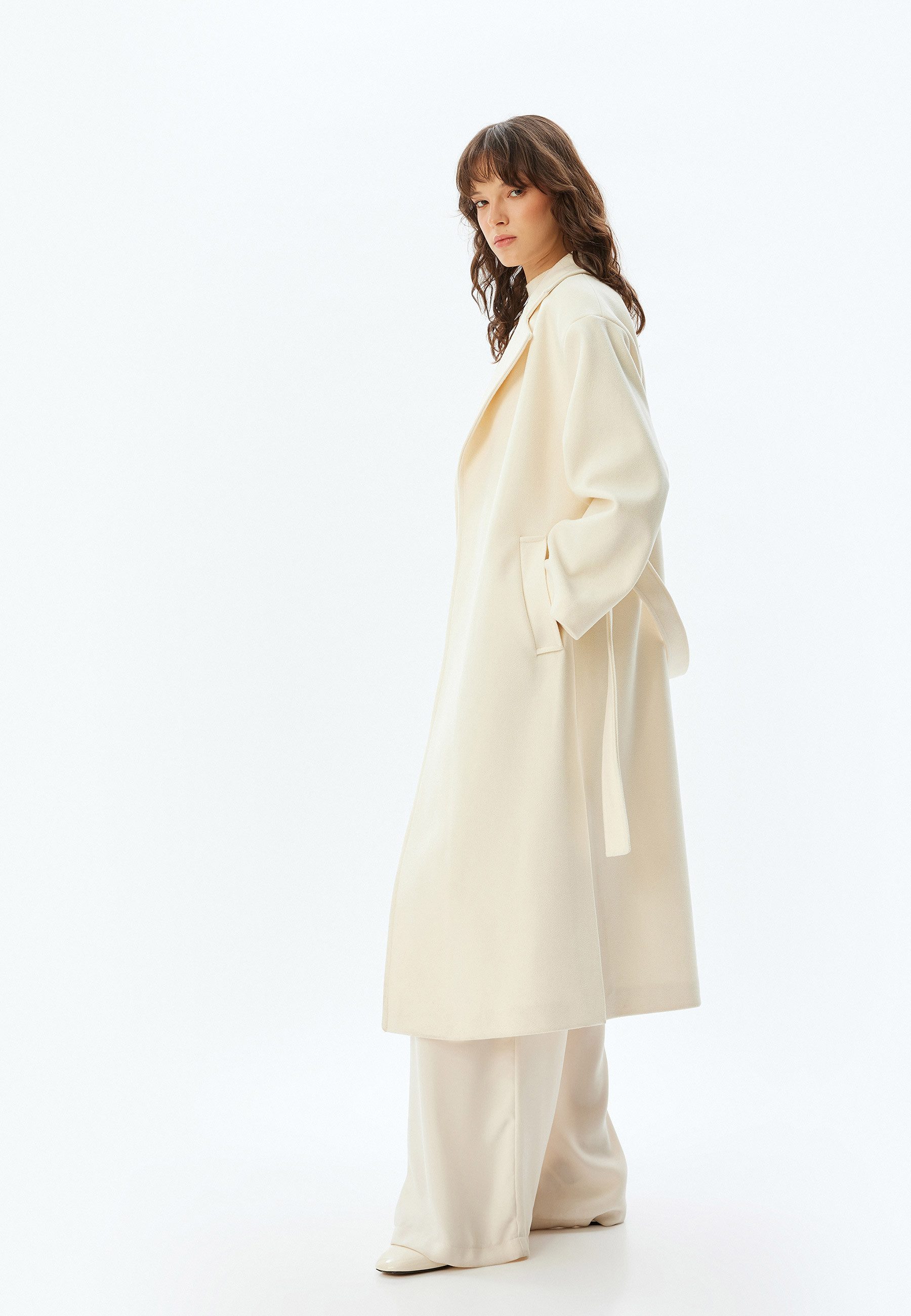 Langmantel Regular Jacket Kragen