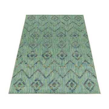 Teppich Outdoor Teppich Beatrice Grün, Teppich Boss, rechteckig, Höhe: 10 mm