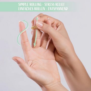 Body & Mind Shiatsu-Akupressurgerät Massageringe, Yin Yang Ring Set 10-tlg., Wellnessmassage, Entspanne & Relaxen