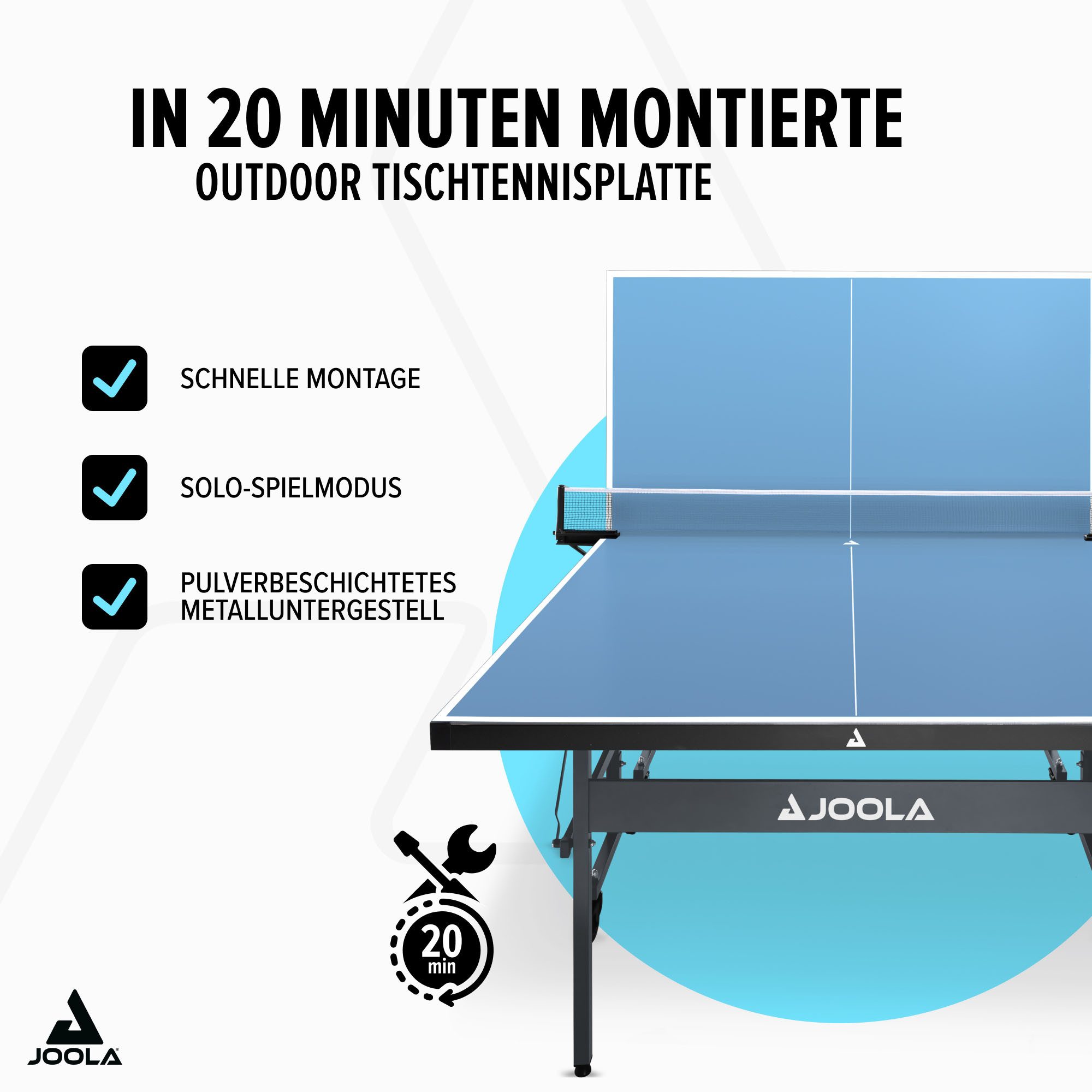 Joola Tischtennisplatte OUTDOOR RALLY TL – Bild 2 von 5