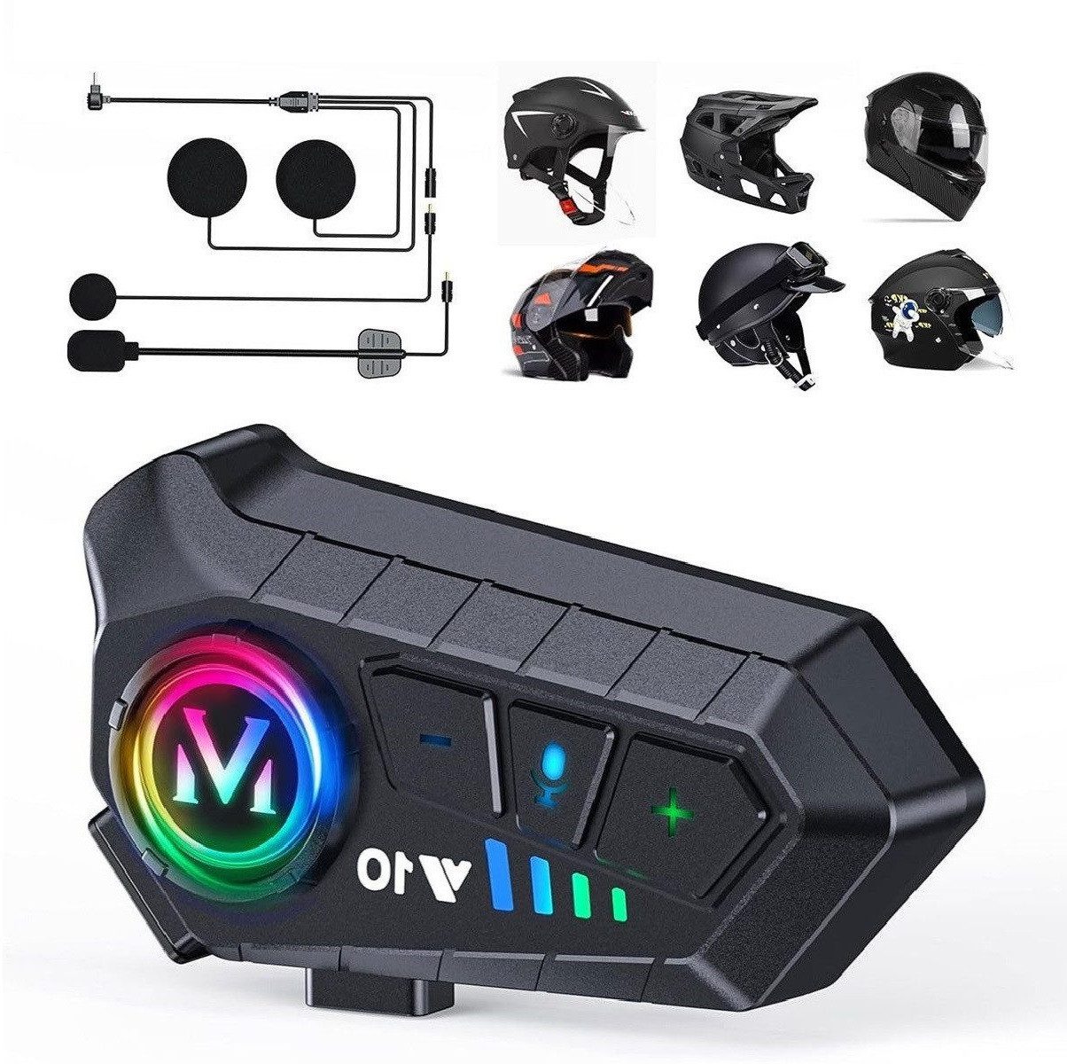 Motorradhelm Motorradhelm Bluetooth-Headset, drahtloses Bluetooth-Headset