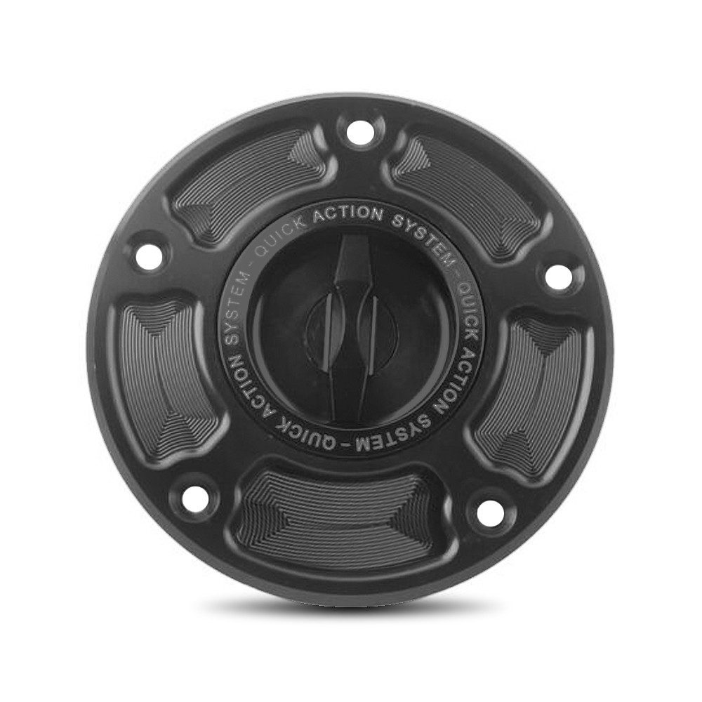 Tankdeckel Racing Tankdeckel für Suzuki GSX-R 1000 03-21 Tankverschluss ZT7 schwa