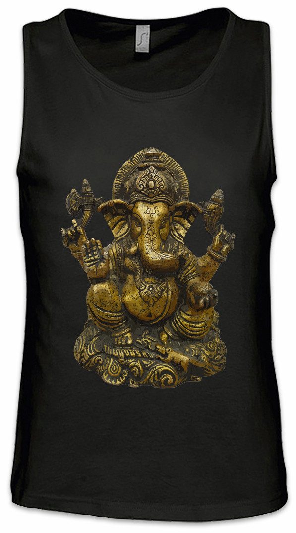 Tanktop Ganesha Vintage Ärmelloses T-Shirt OM Buddhismus Hinduismus Hindu Yoga